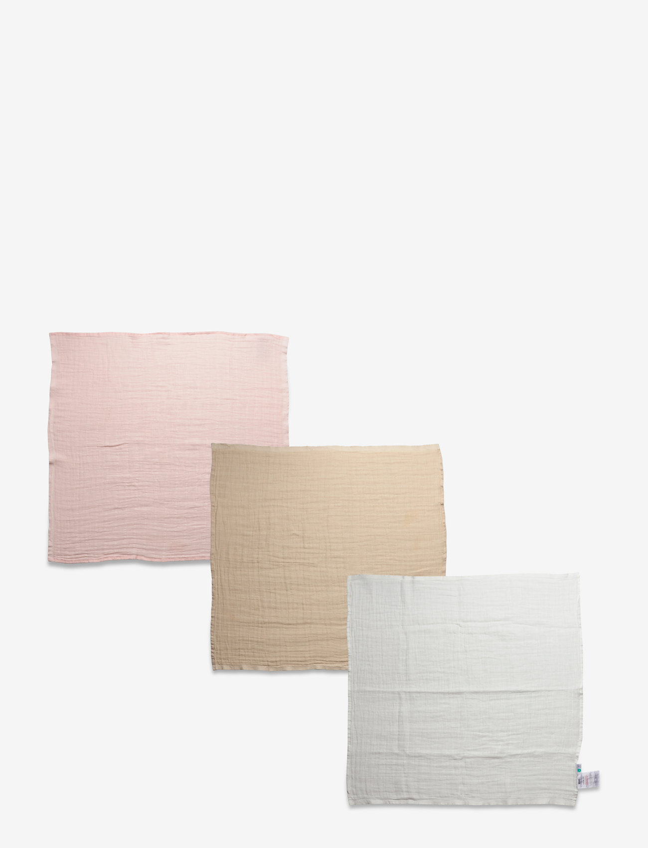 Pippi - Cloth Muslin (3-pack) - muslin cloths - veiled rose - 3