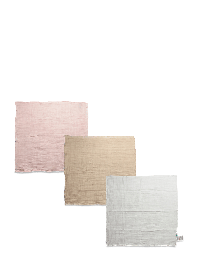 Pippi - Cloth Muslin (3-pack) - muslin cloths - veiled rose - 3