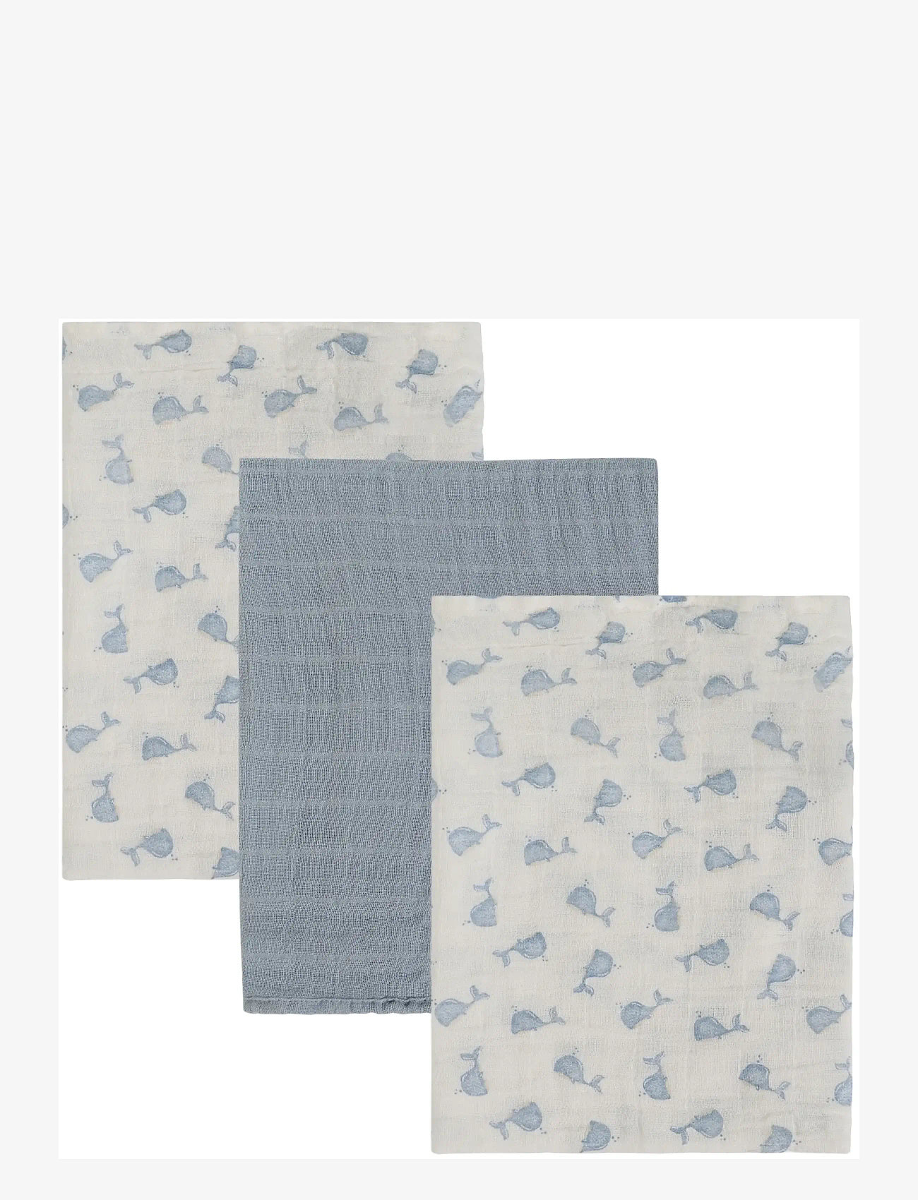 Pippi - Cloth Muslin (3-pack) - musselinklude - ashley blue - 0