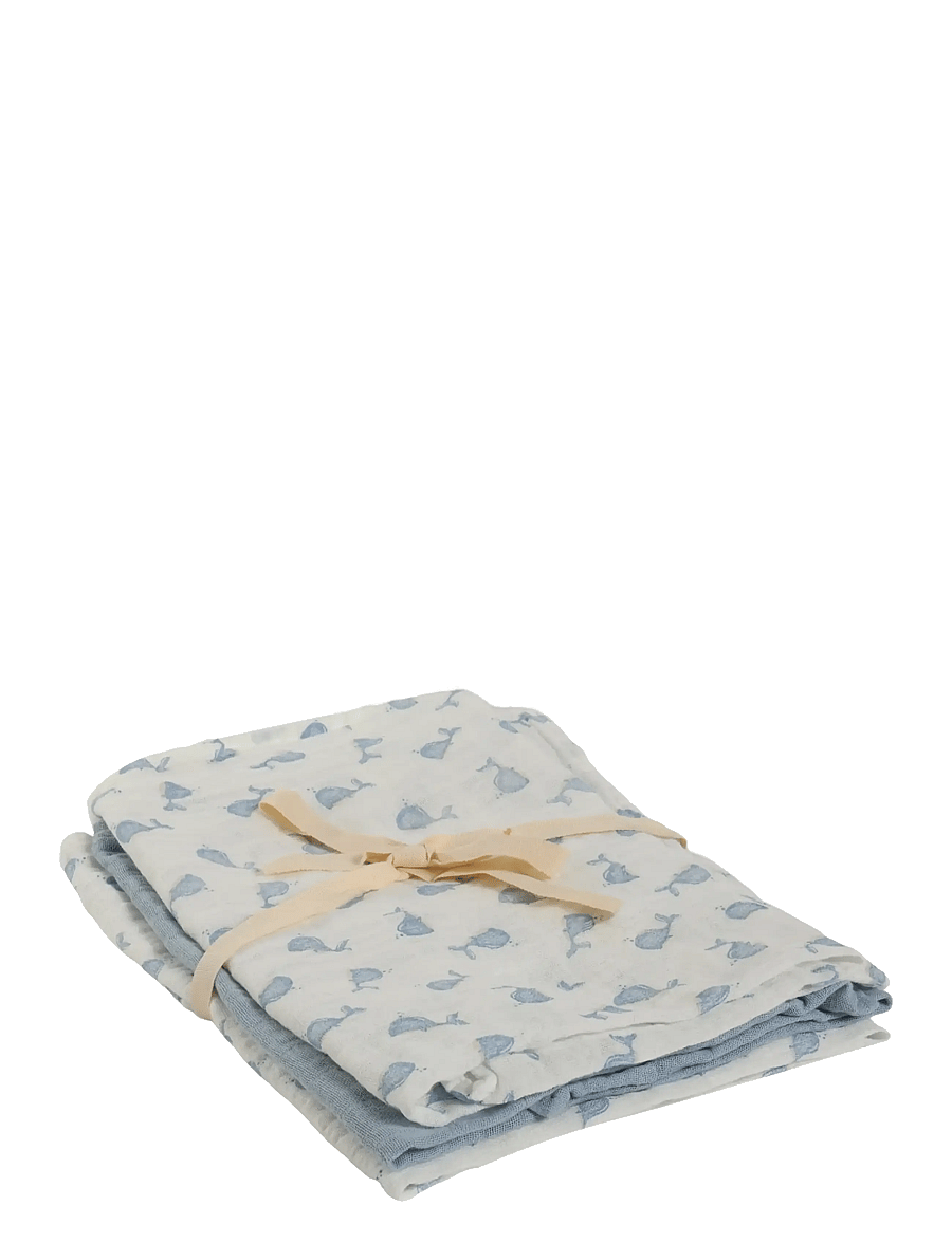 Pippi - Cloth Muslin (3-pack) - kleden van mousseline - ashley blue - 1
