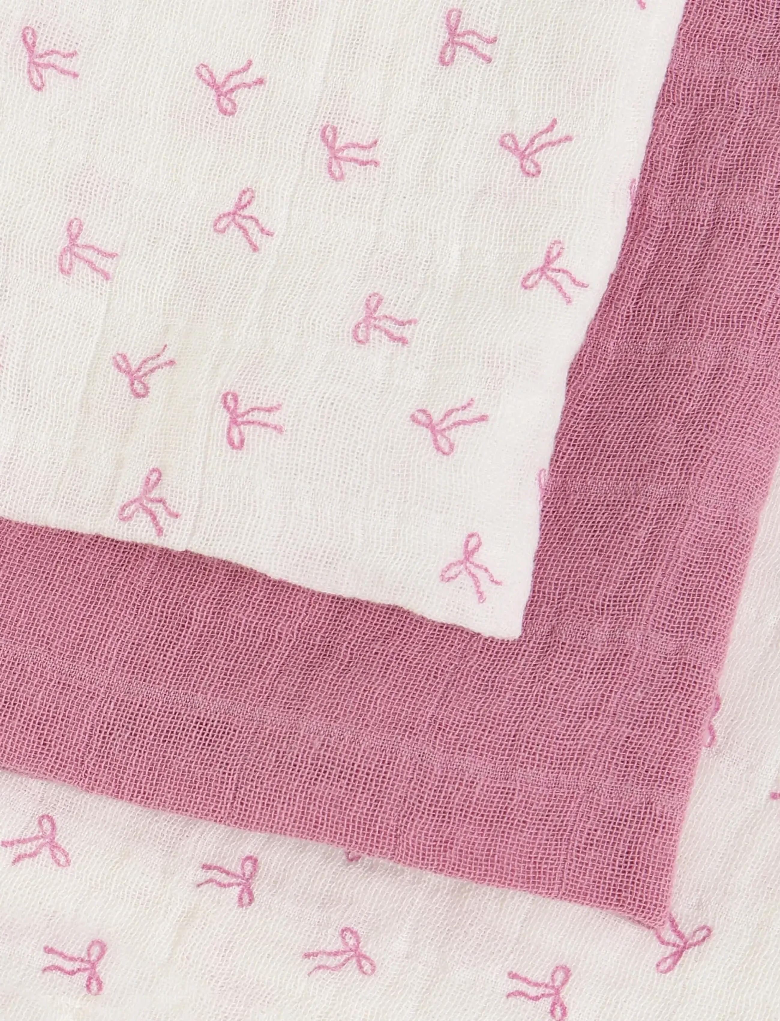 Pippi - Cloth Muslin (3-pack) - muslin cloths - mauve orchid - 2
