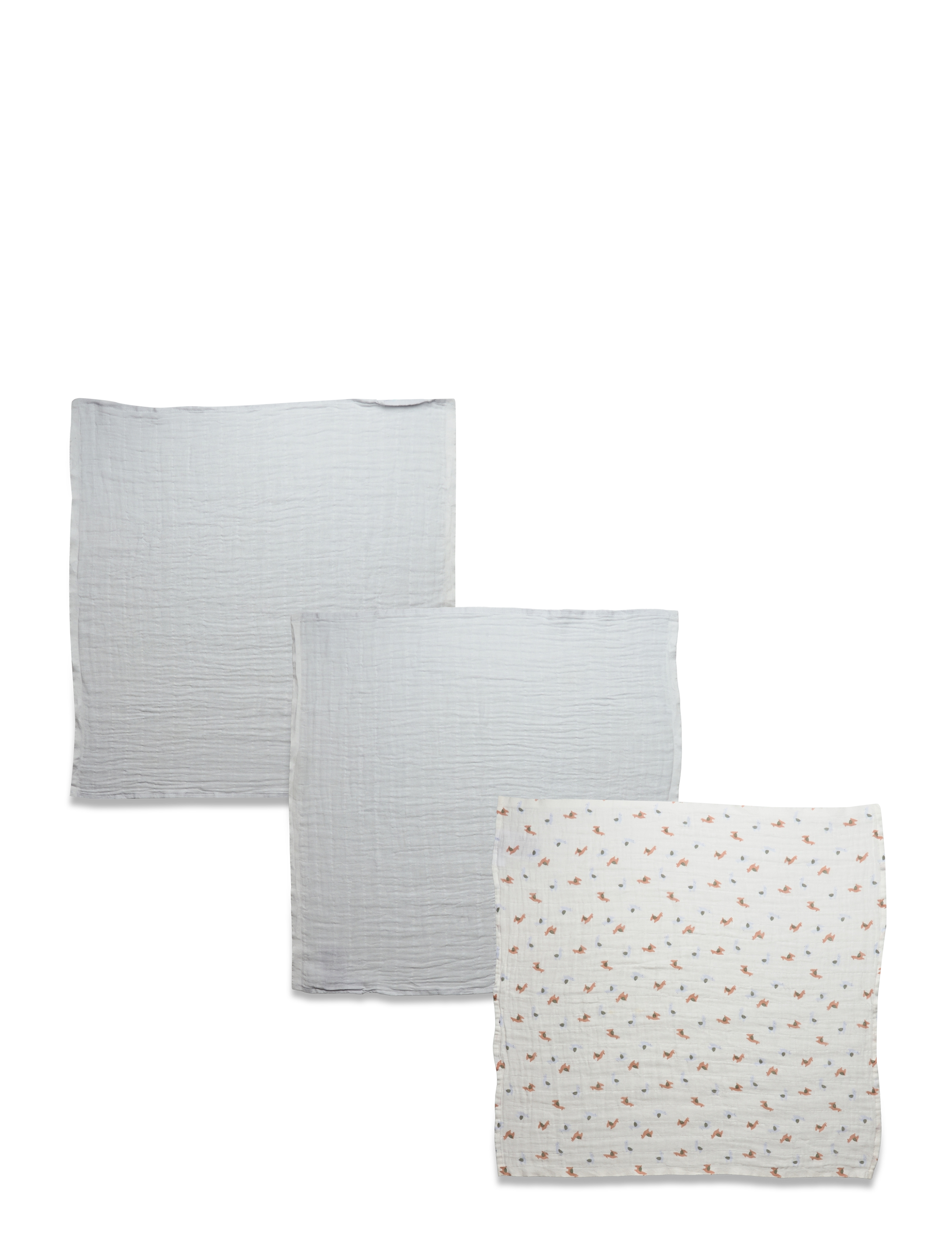 Pippi - Cloth Muslin (3-pack) - musliinist lapid - metal mint - 3