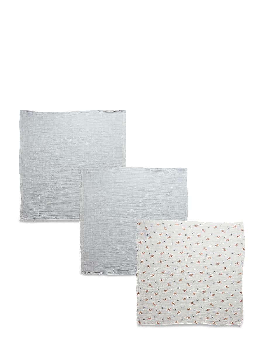 Pippi - Cloth Muslin (3-pack) - musliinist lapid - metal mint - 3