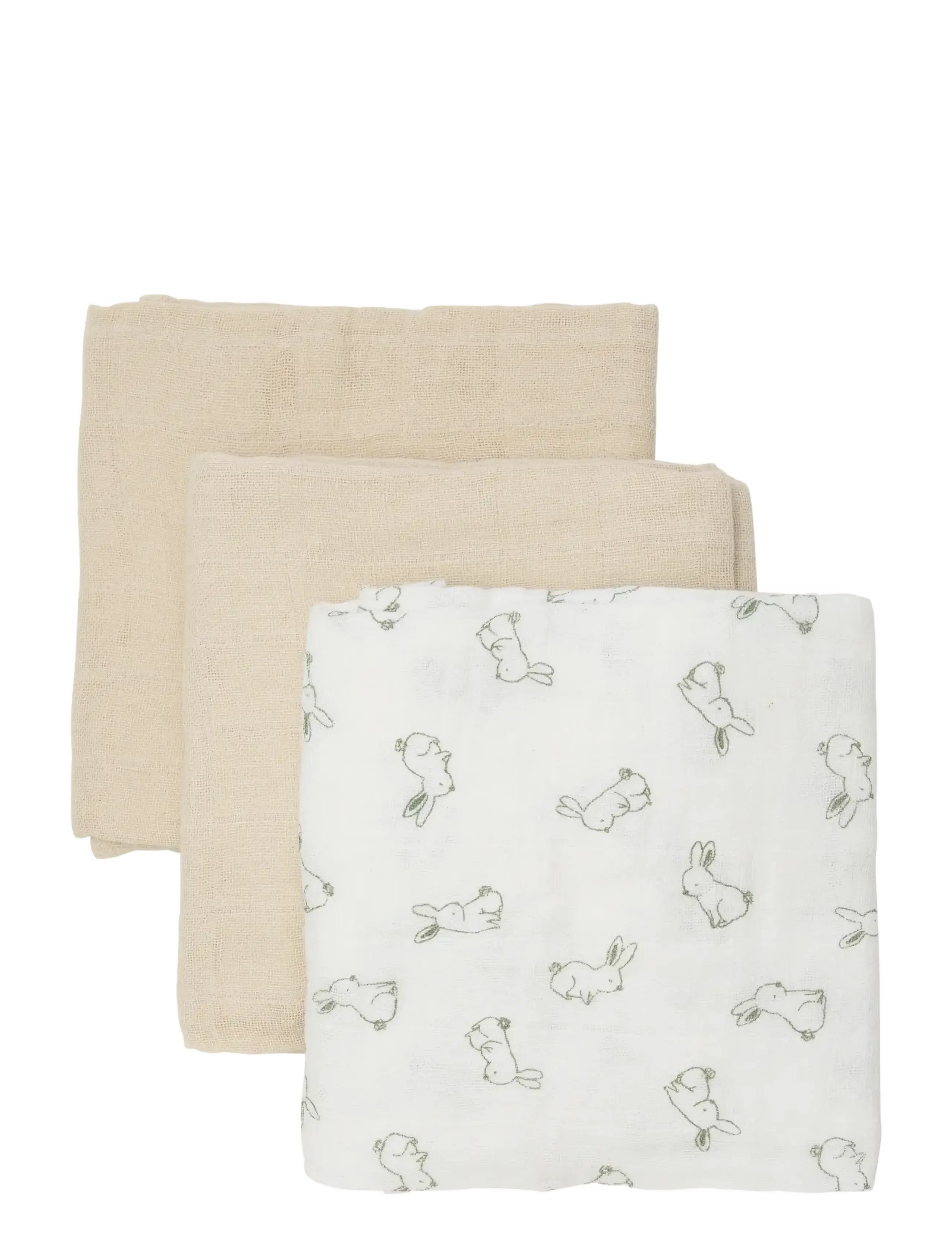 Pippi Cloth Muslin (3-pack) - Babyprodukte - PEYOTE / multi