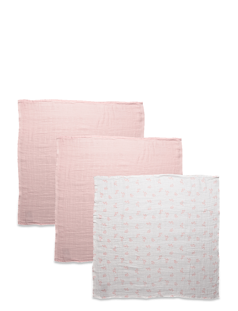 Pippi - Organic Cloth Muslin (3-pack) - mažiausios kainos - veiled rose - 0