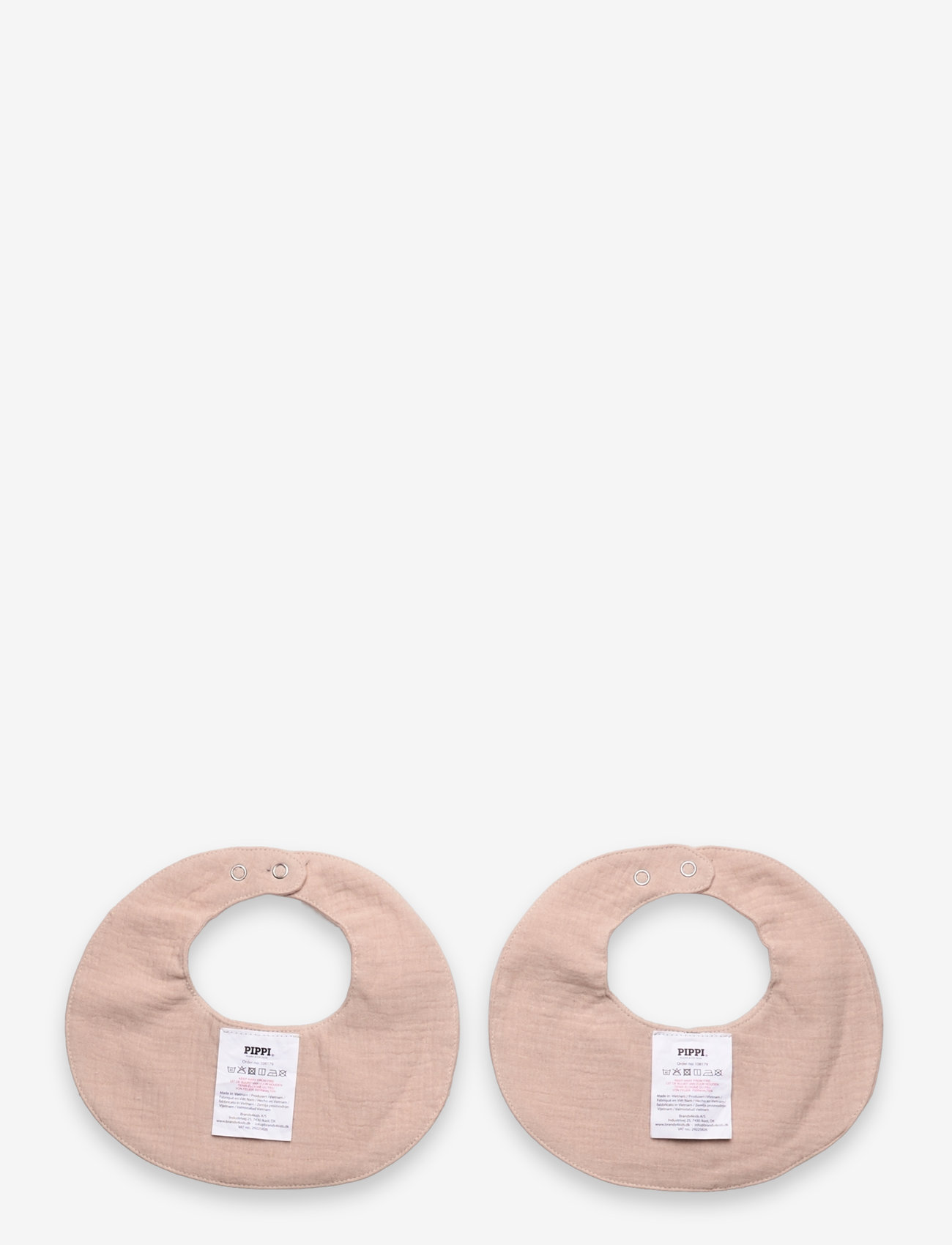 Pippi - Bib Muslin (2-pack) - dry bibs - doeskin - 1