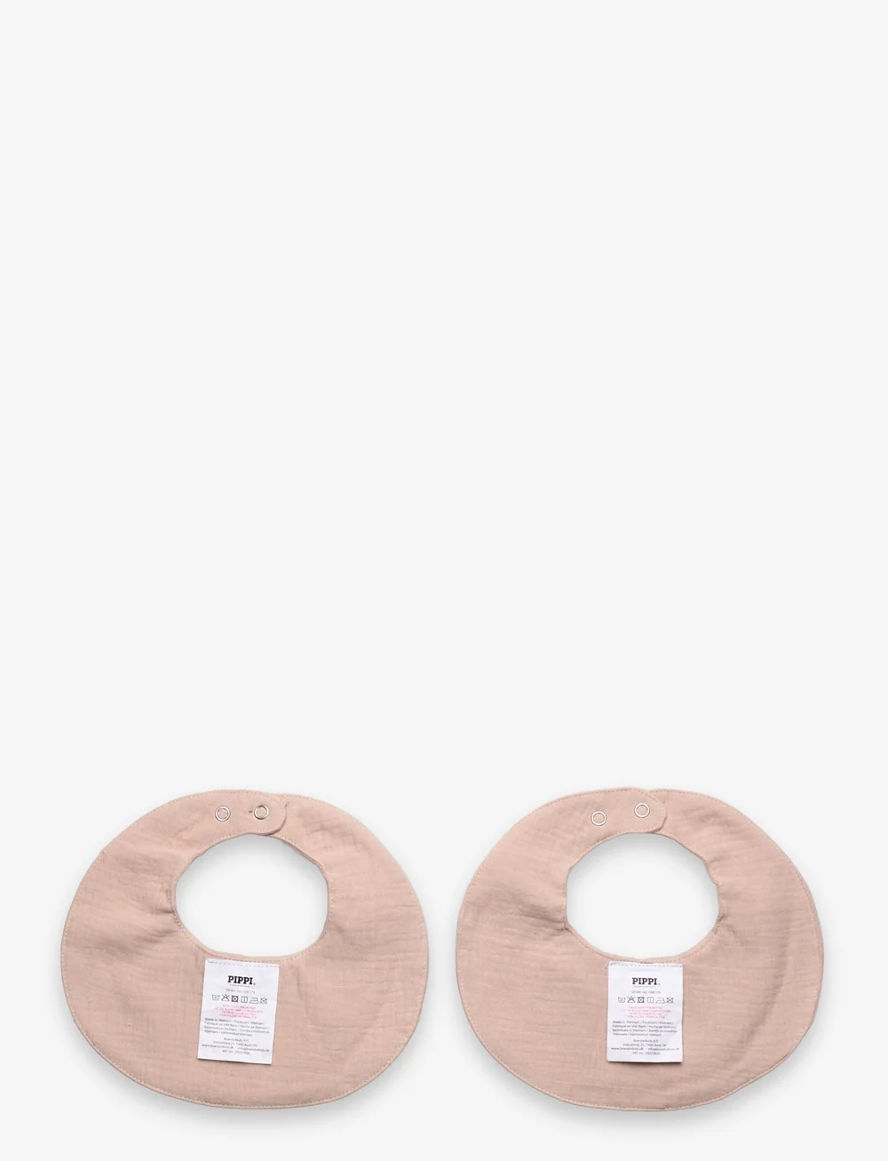 Pippi - Bib Muslin (2-pack) - dry bibs - doeskin - 1