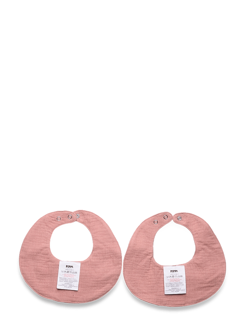 Pippi - Bib Muslin (2-pack) - pudipõlled - rose tan - 1