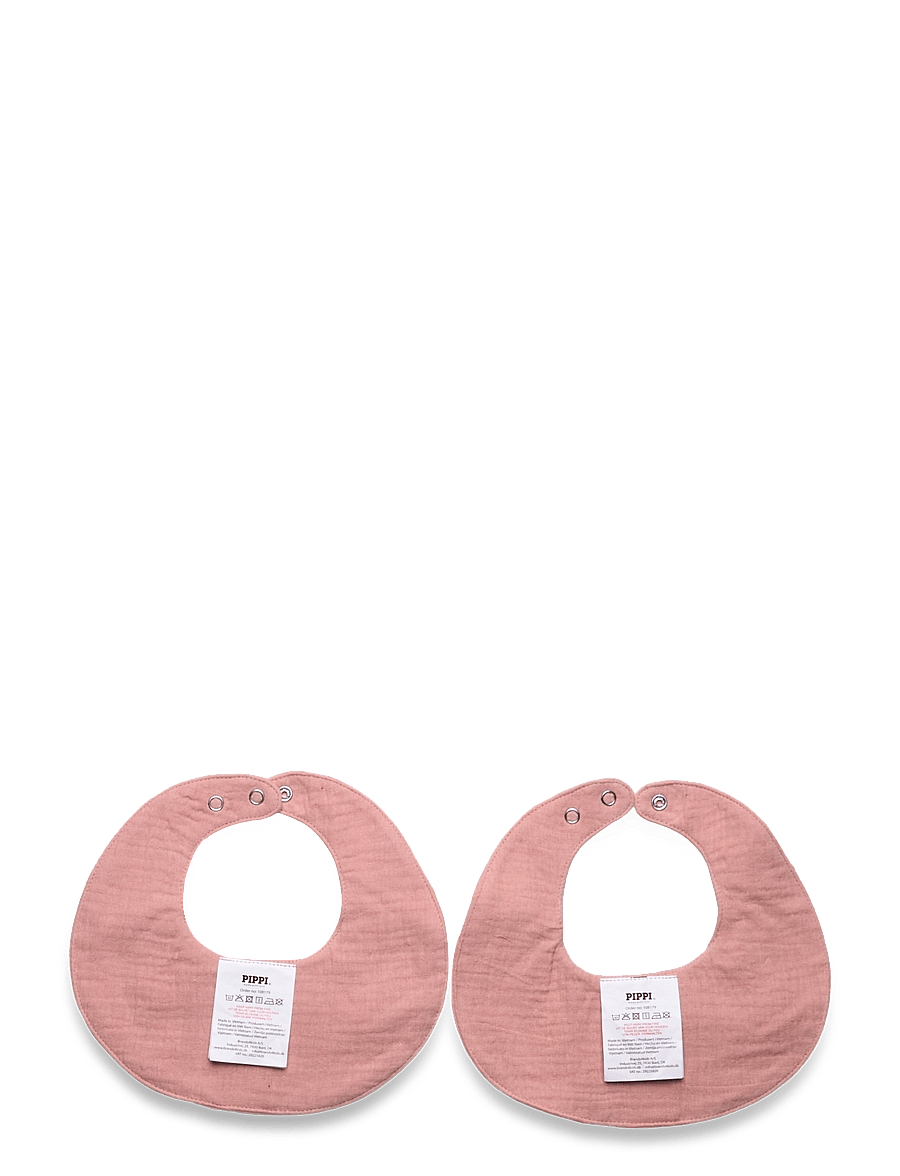 Pippi - Bib Muslin (2-pack) - die niedrigsten preise - rose tan - 1