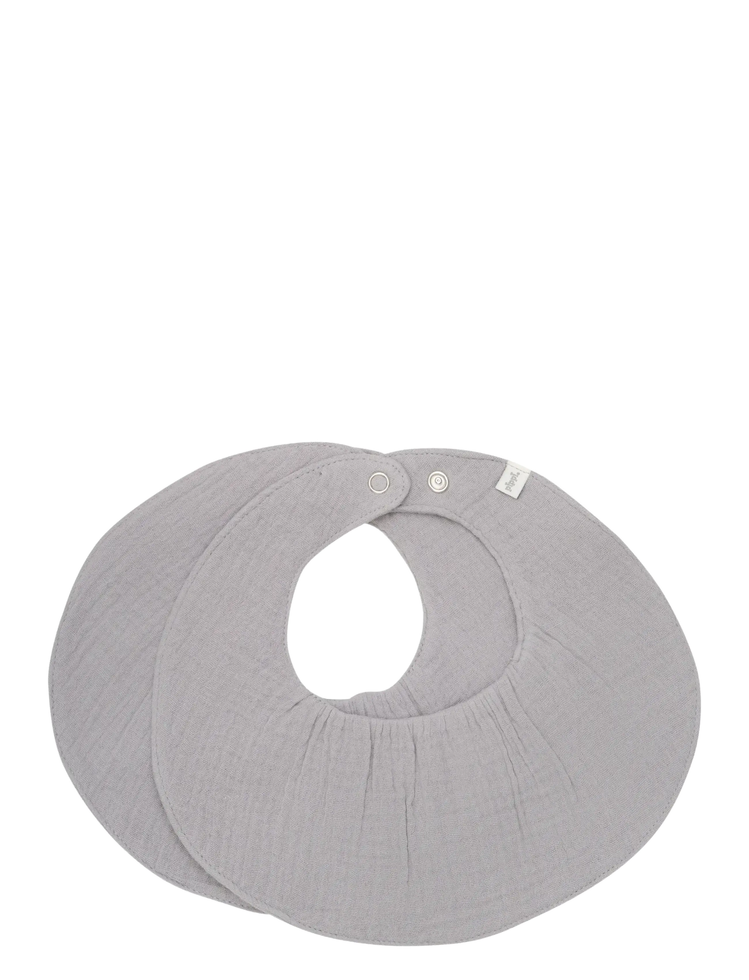 Pippi Bib Muslin (2-pack) - Uutuudet - TRADEWINDS / grey