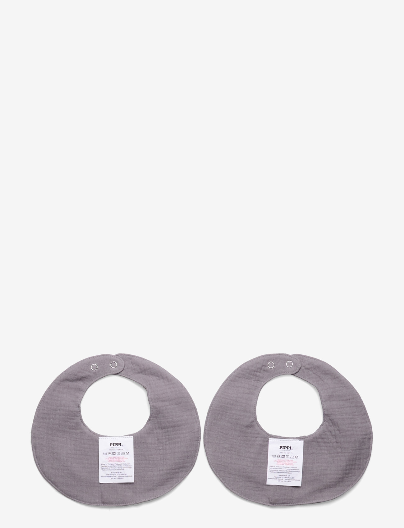 Pippi - Bib Muslin (2-pack) - smekker - tradewinds - 1