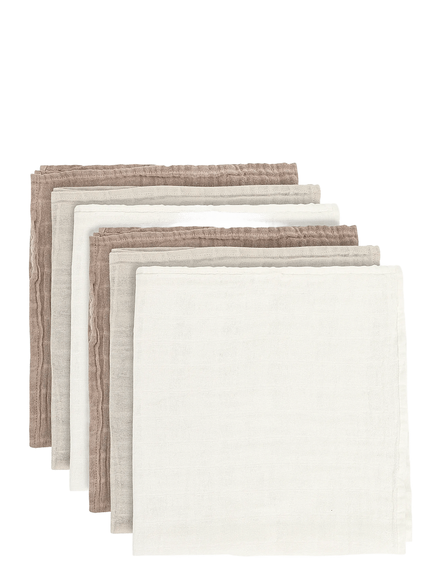 Pippi - Cloth Muslin (6-pack) - mulltücher - taupe gray - 0