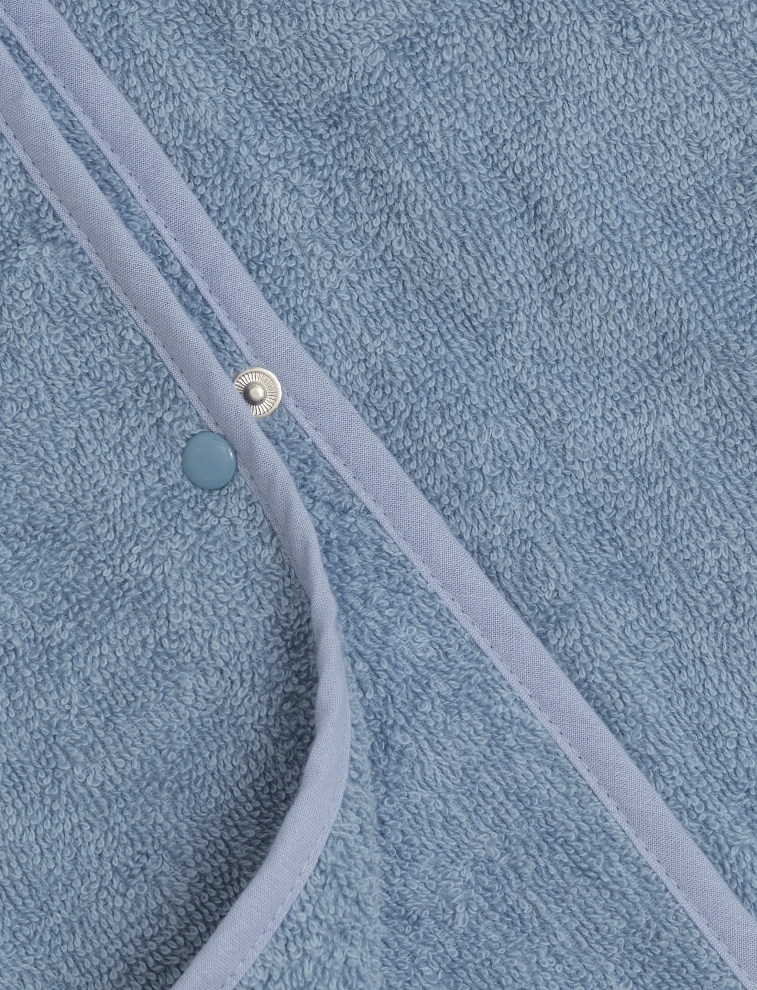 Pippi - Hooded bath poncho - dusty blue - 2