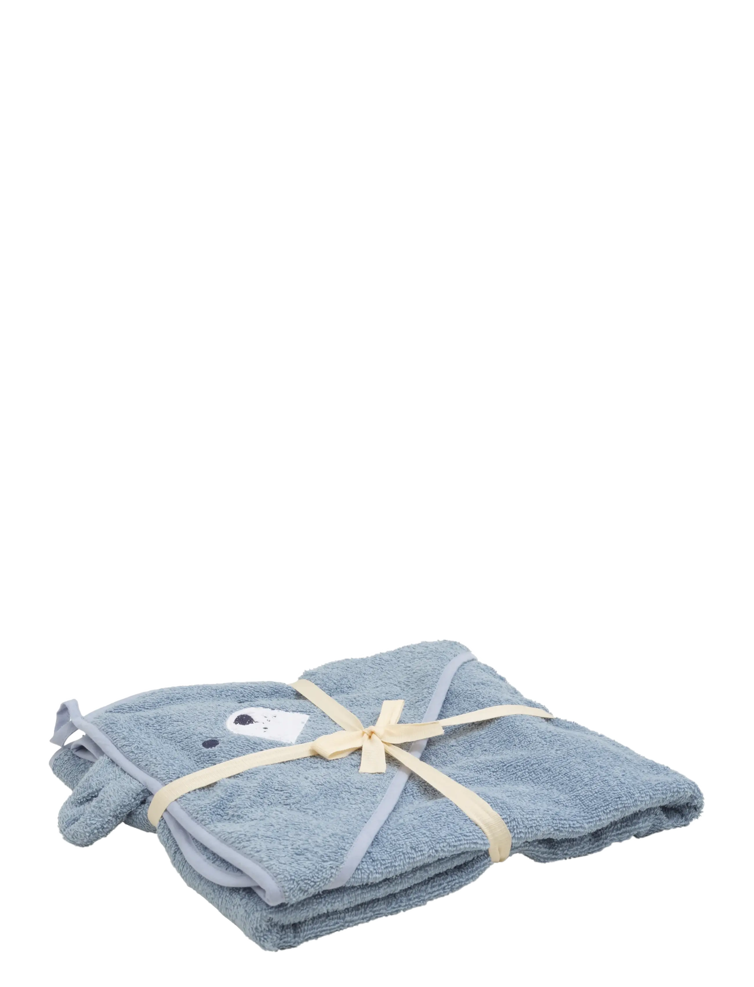 Pippi - Hooded baby towel - dusty blue - 1