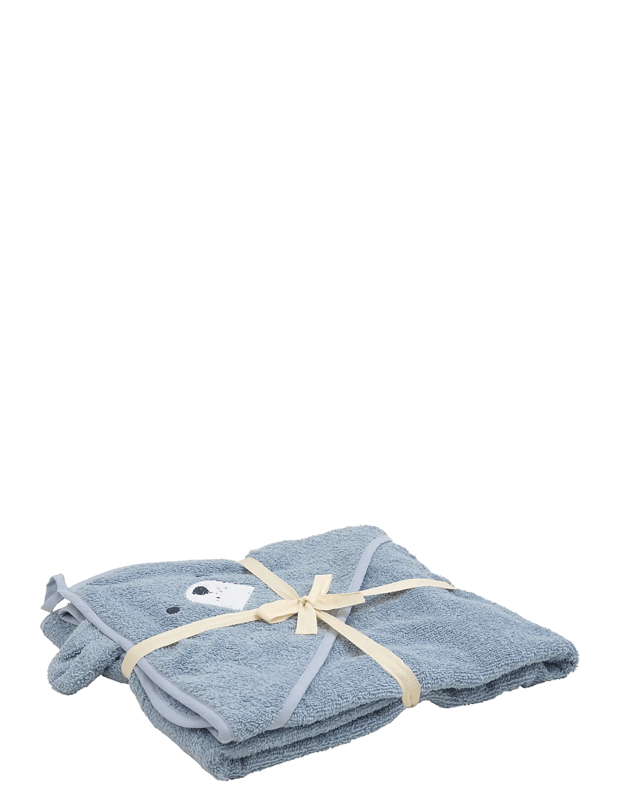 Pippi - Hooded baby towel - rätikud - dusty blue - 1