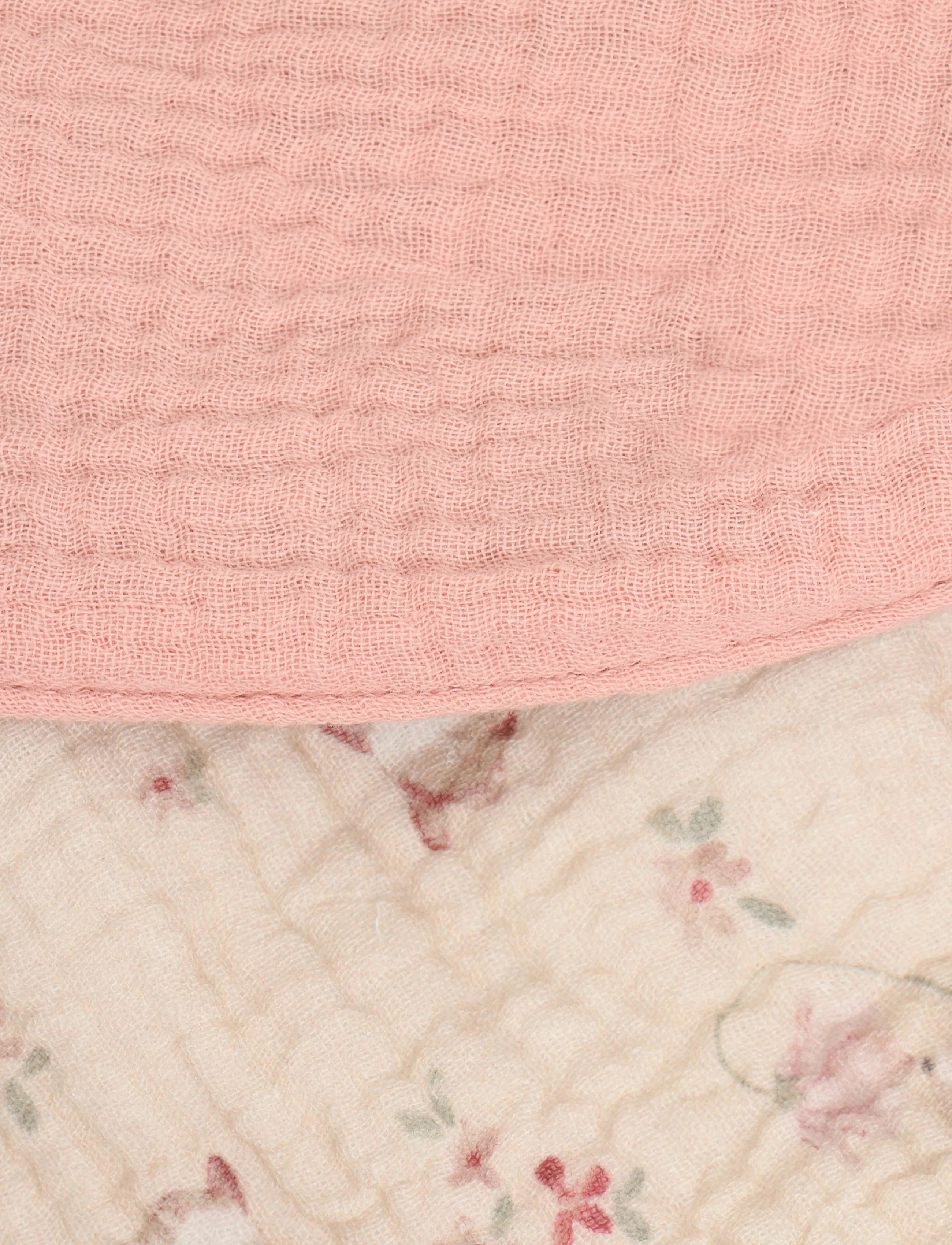 Pippi - Bib Muslin w. AOP (2-pack) - hagesmækker - rose tan - 3
