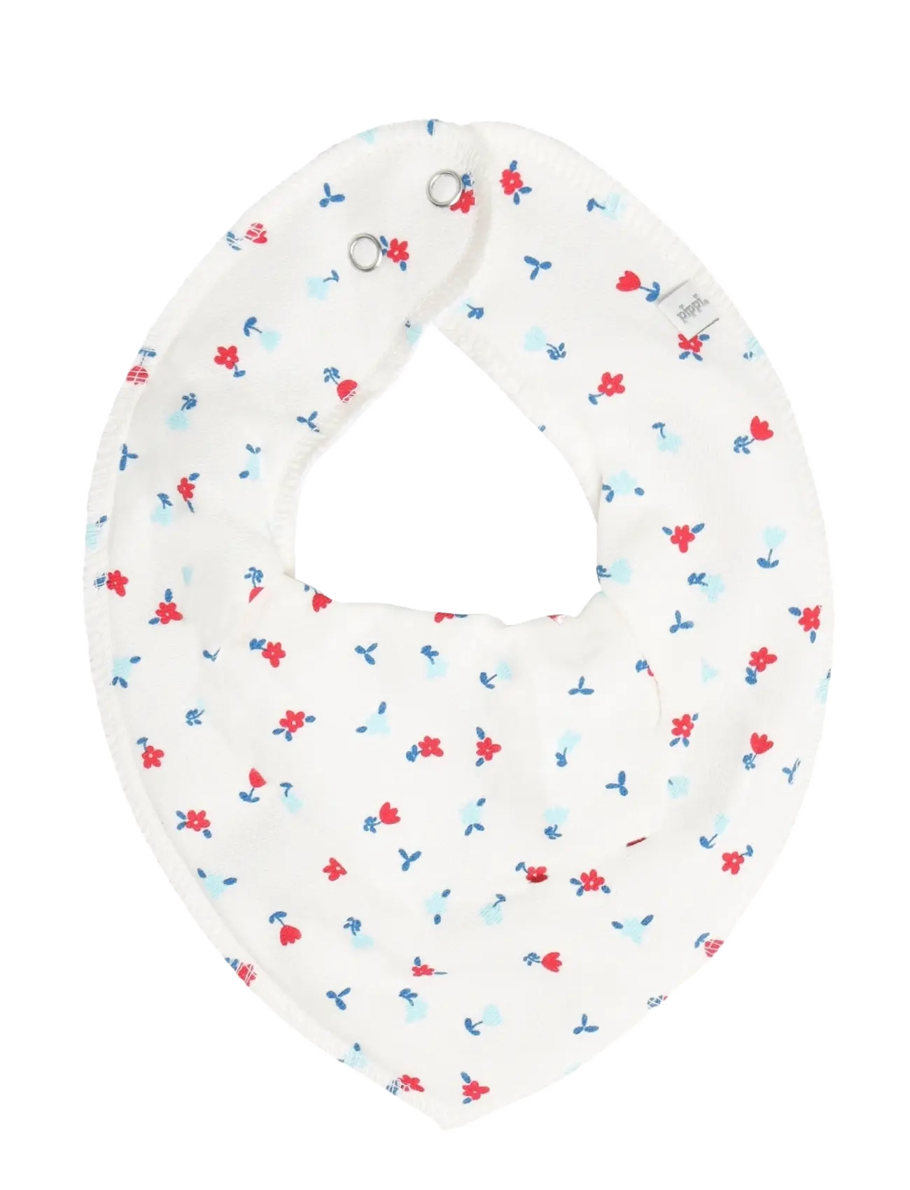 Pippi - Bandana Bib Girl -AOP (3-pack) - true red - 3