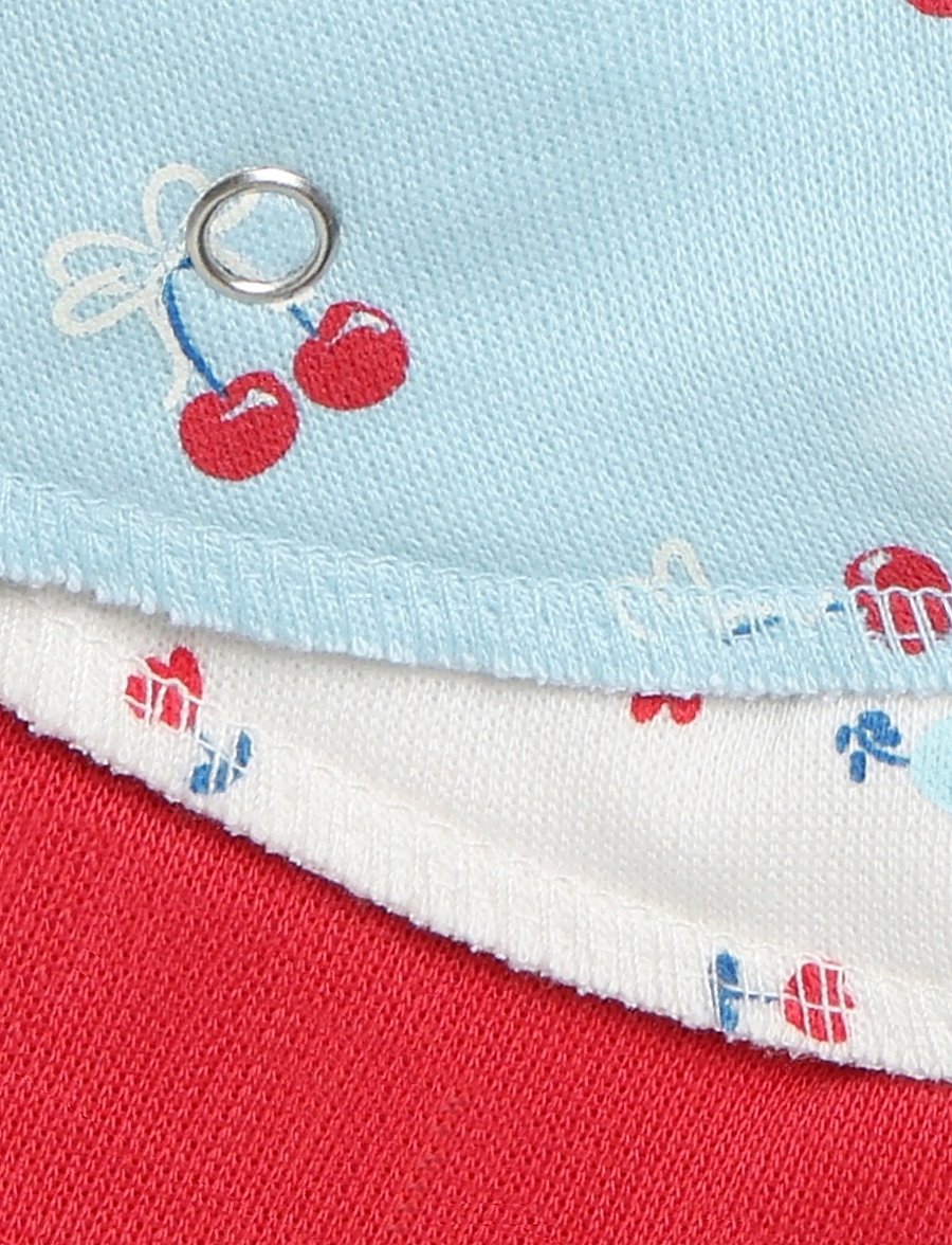 Pippi - Bandana Bib Girl -AOP (3-pack) - lätzchen - true red - 4