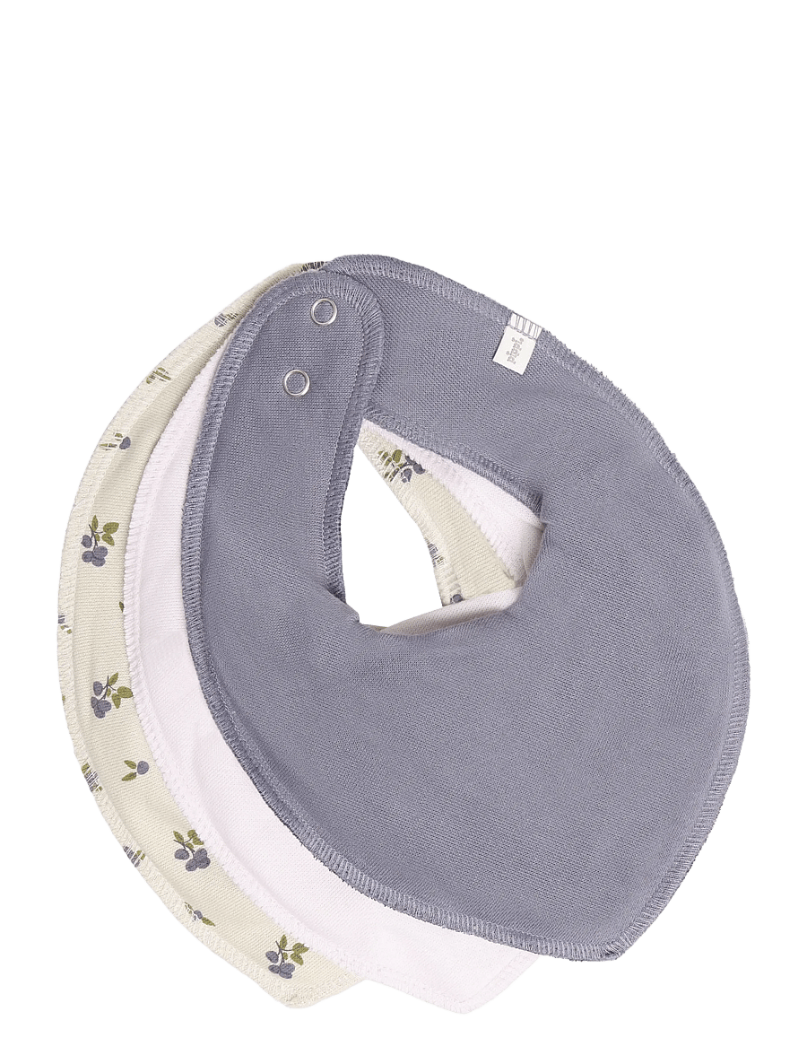 Pippi - Bandana Bib Girl -AOP (3-pack) - lätzchen - blue granite - 0