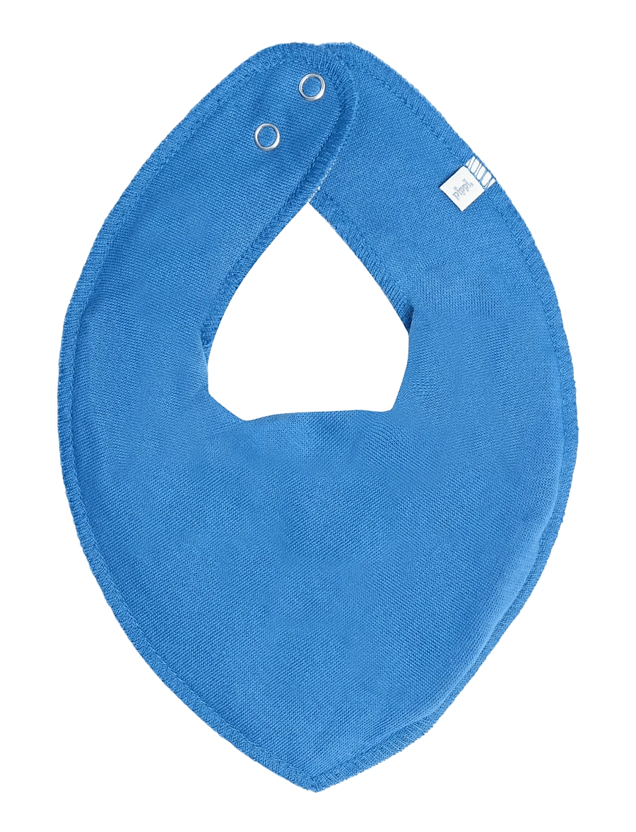 Pippi - Bandana Bib Boy -AOP (3-pack) - dregglisar - light dusty blue - 1