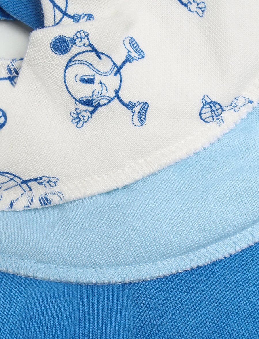 Pippi - Bandana Bib Boy -AOP (3-pack) - dregglisar - light dusty blue - 4