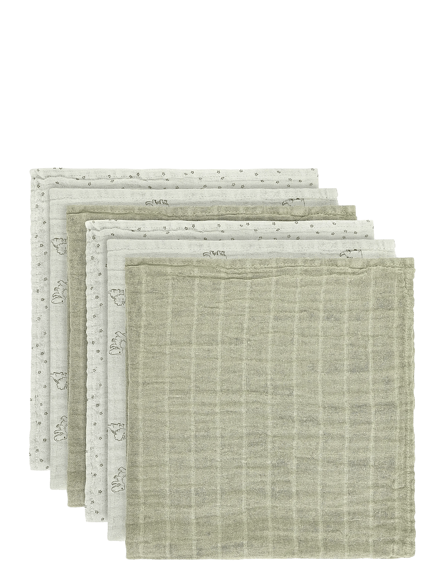 Pippi - Cloth Muslin (6-pack) - mulltücher - dried sage - 0