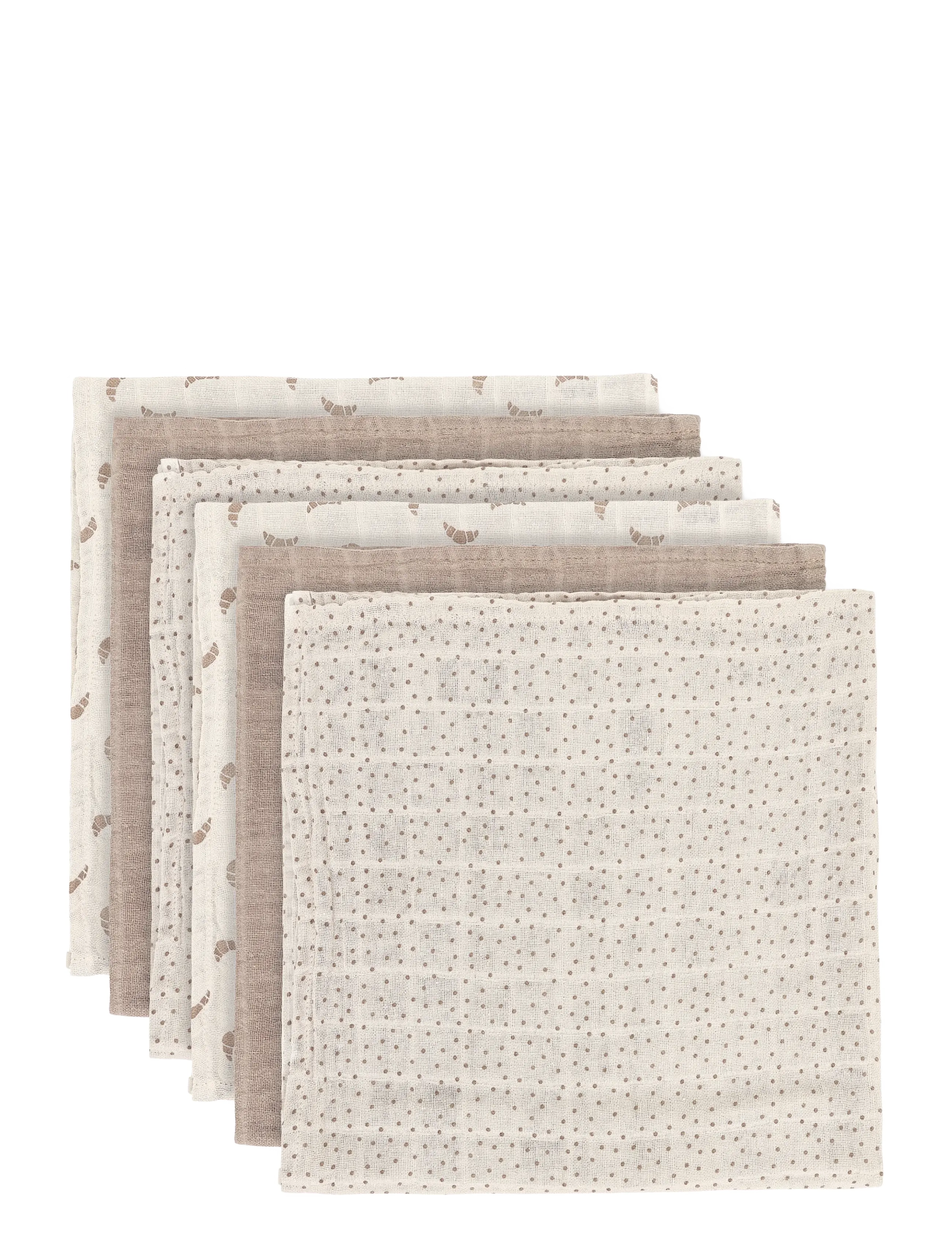 Pippi Cloth Muslin (6-pack) - Pippi - SILVER LINING / beige