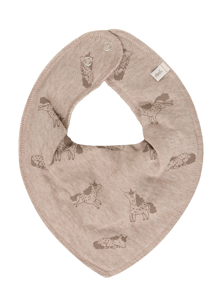 Pippi - Bandana Bib Girl -AOP (3-pack) - pudipõlled - elderberry - 2