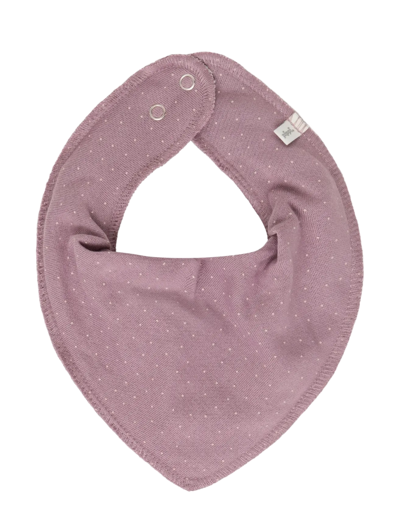 Pippi - Bandana Bib Girl -AOP (3-pack) - elderberry - 3