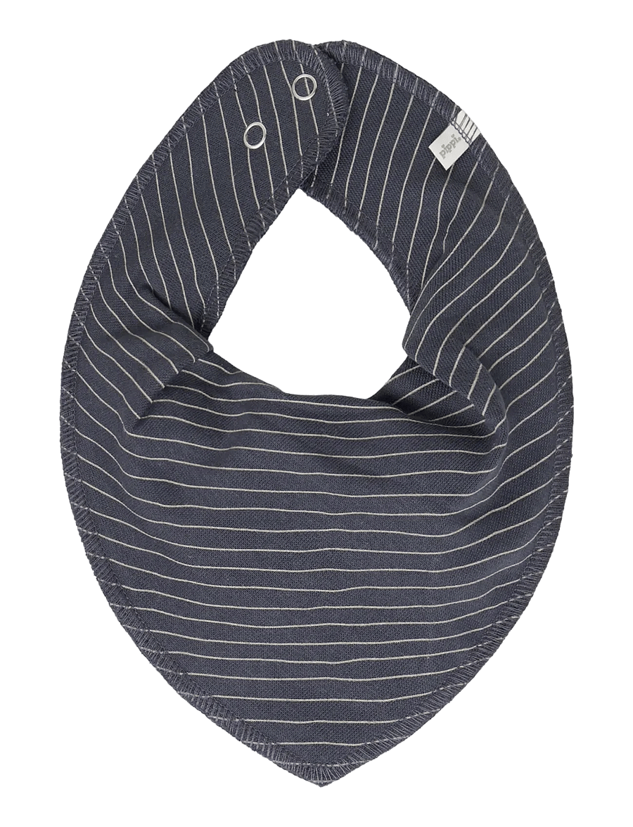 Pippi - Bandana Bib Boy -AOP (3-pack) - smekker - blue fog - 1