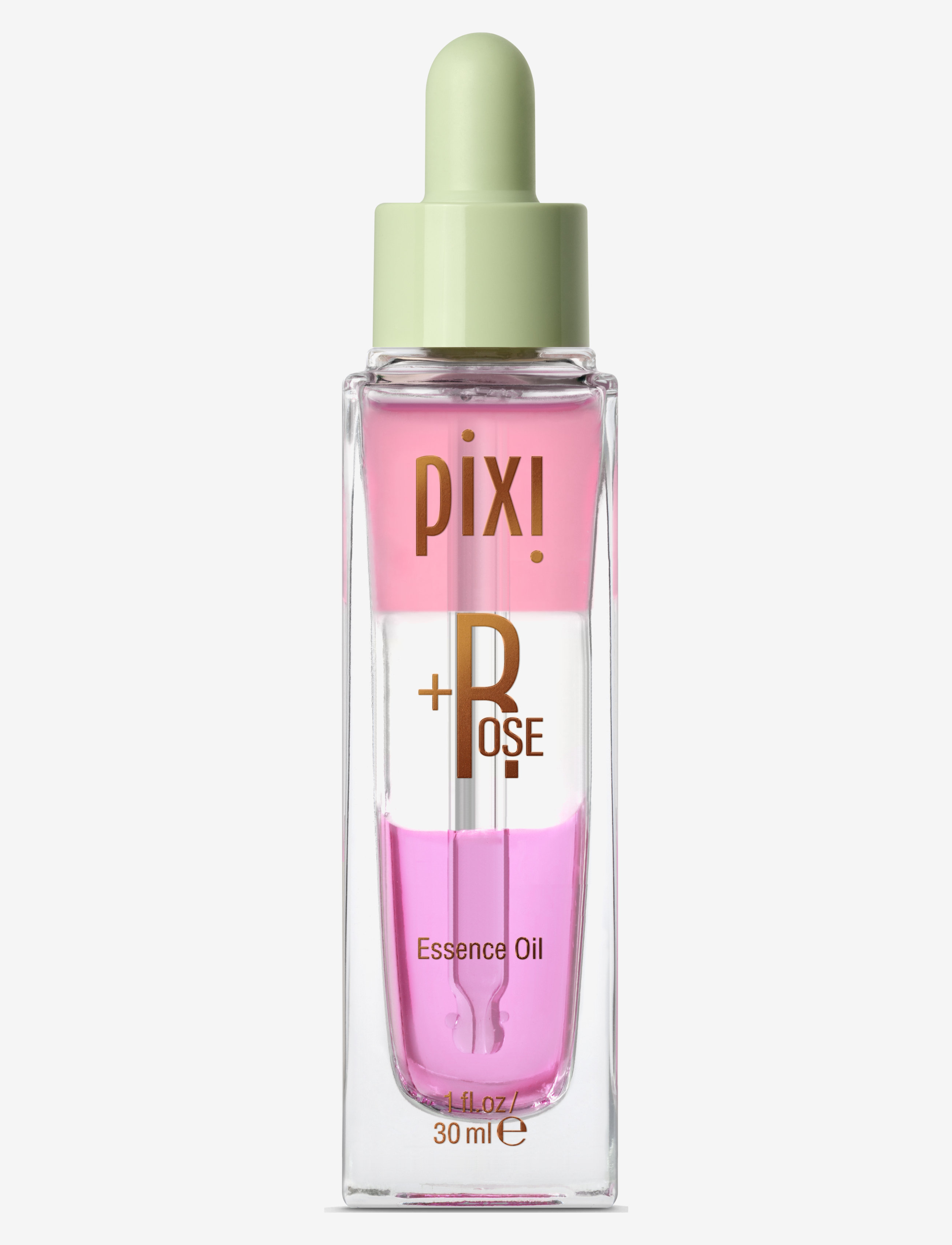 Pixi +Rose Essence Oil, Ansigt Vinegar & Dressing Bottless, Nude, Str: 30 ml