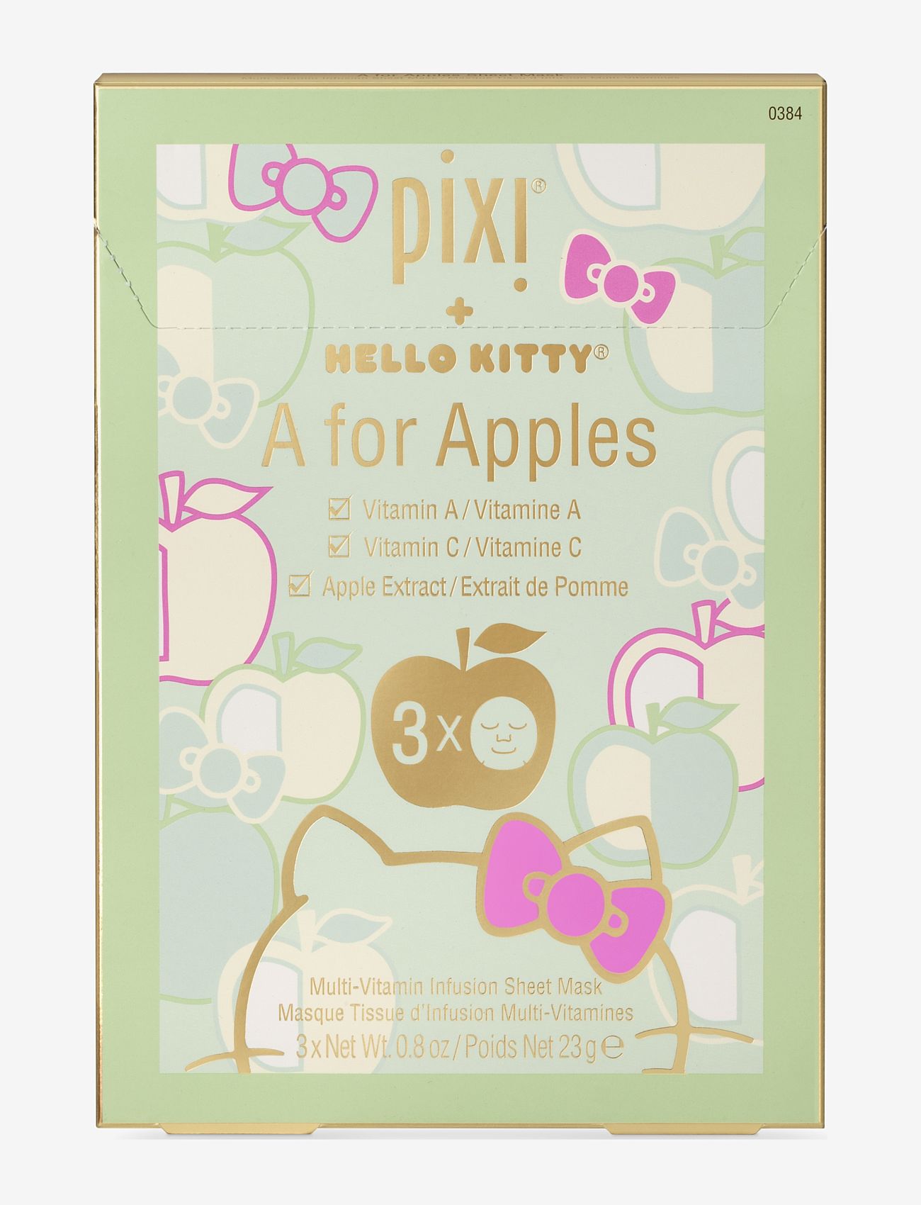 Pixi - Pixi + Hello Kitty - A for Apples Sheet-Mask - clear - 0