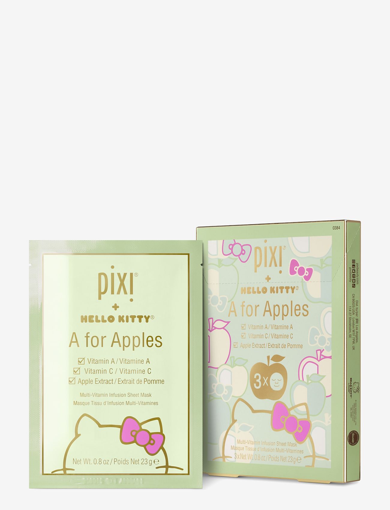 Pixi - Pixi + Hello Kitty - A for Apples Sheet-Mask - clear - 1