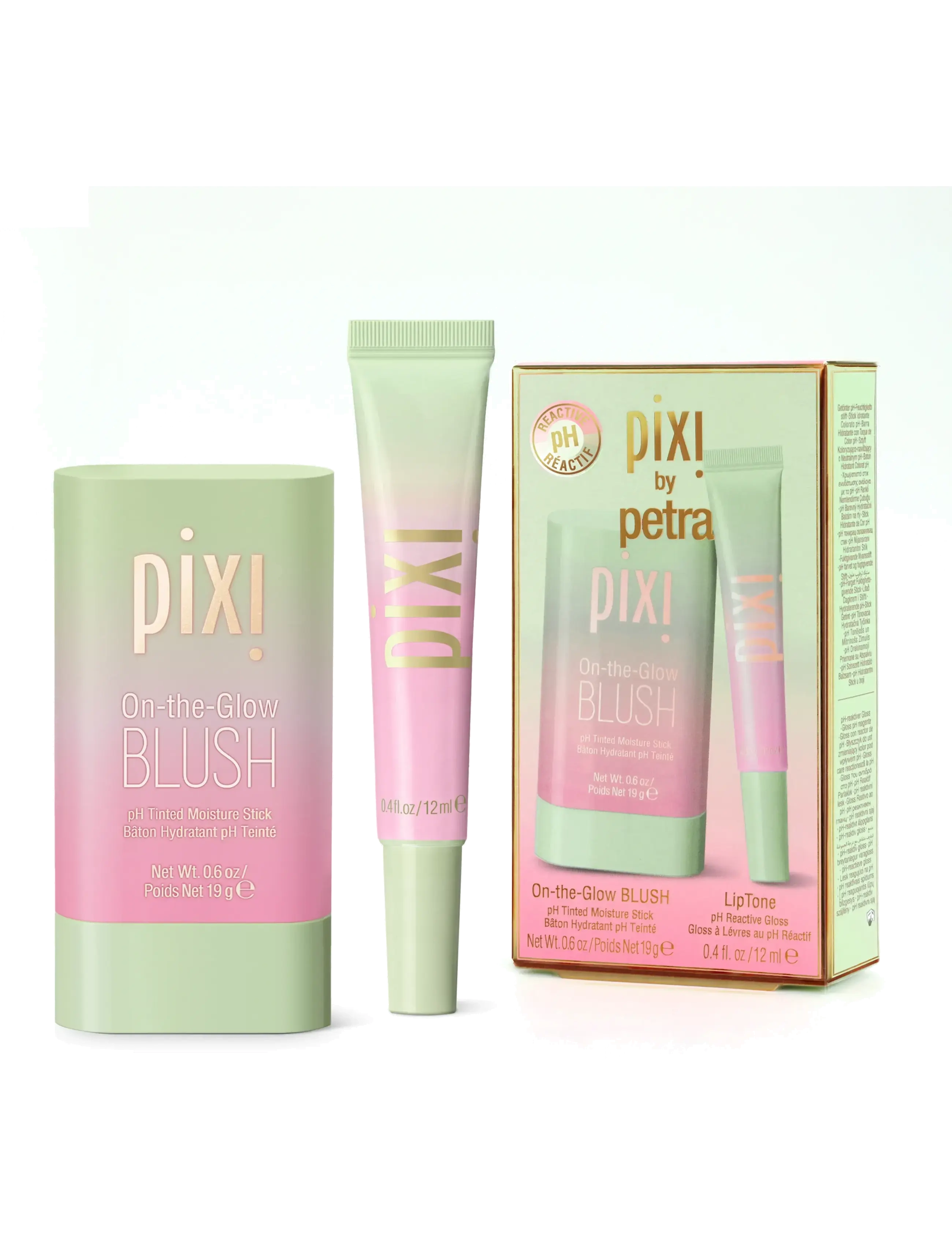 Pixi Ph Kit Cheektone & Liptone Duo, Lipgloss, Nude, Str: ONE SIZE