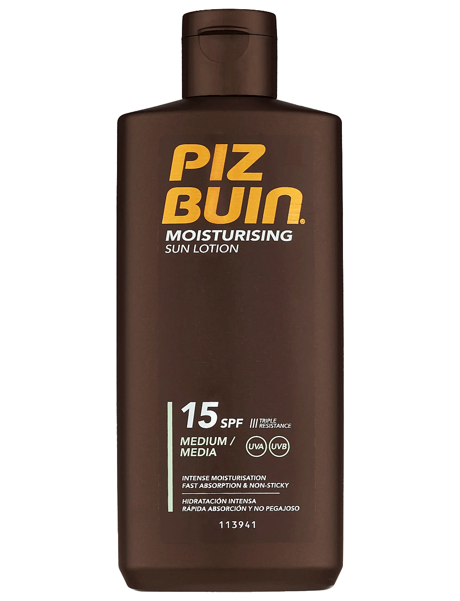 Piz Buin - Piz Buin Moisturising Sun Lotion SPF15, 200 ml - til kroppen - clear - 0