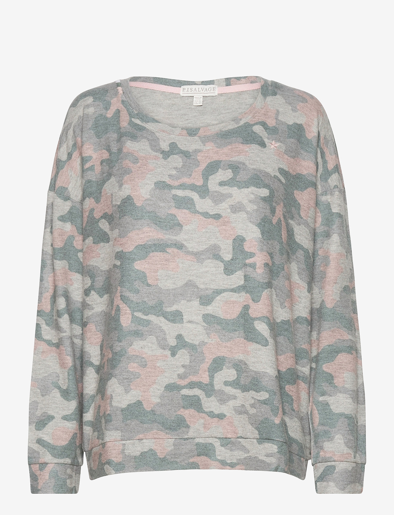 PJ Salvage - l/s top - dark grey - 0