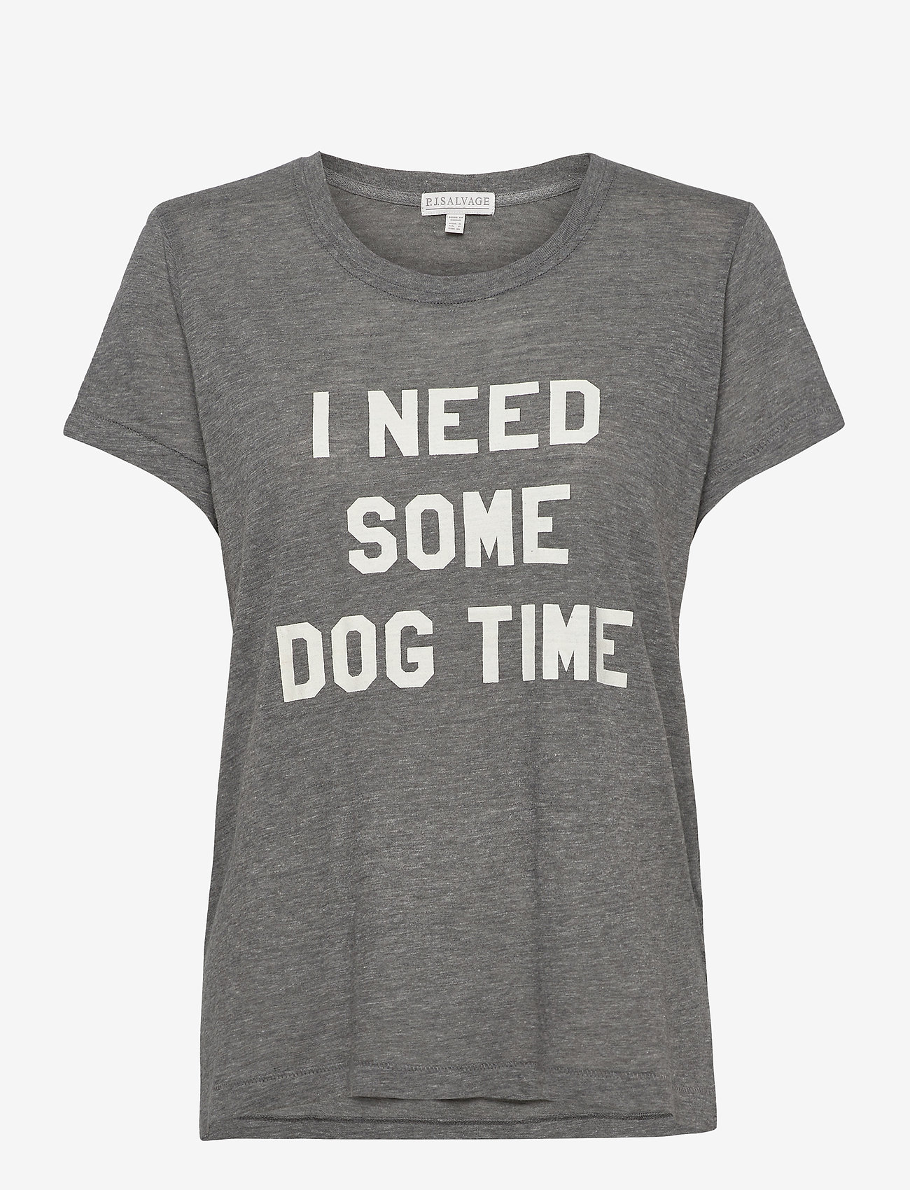 PJ Salvage - s/s t-shirt - grey melange - 0