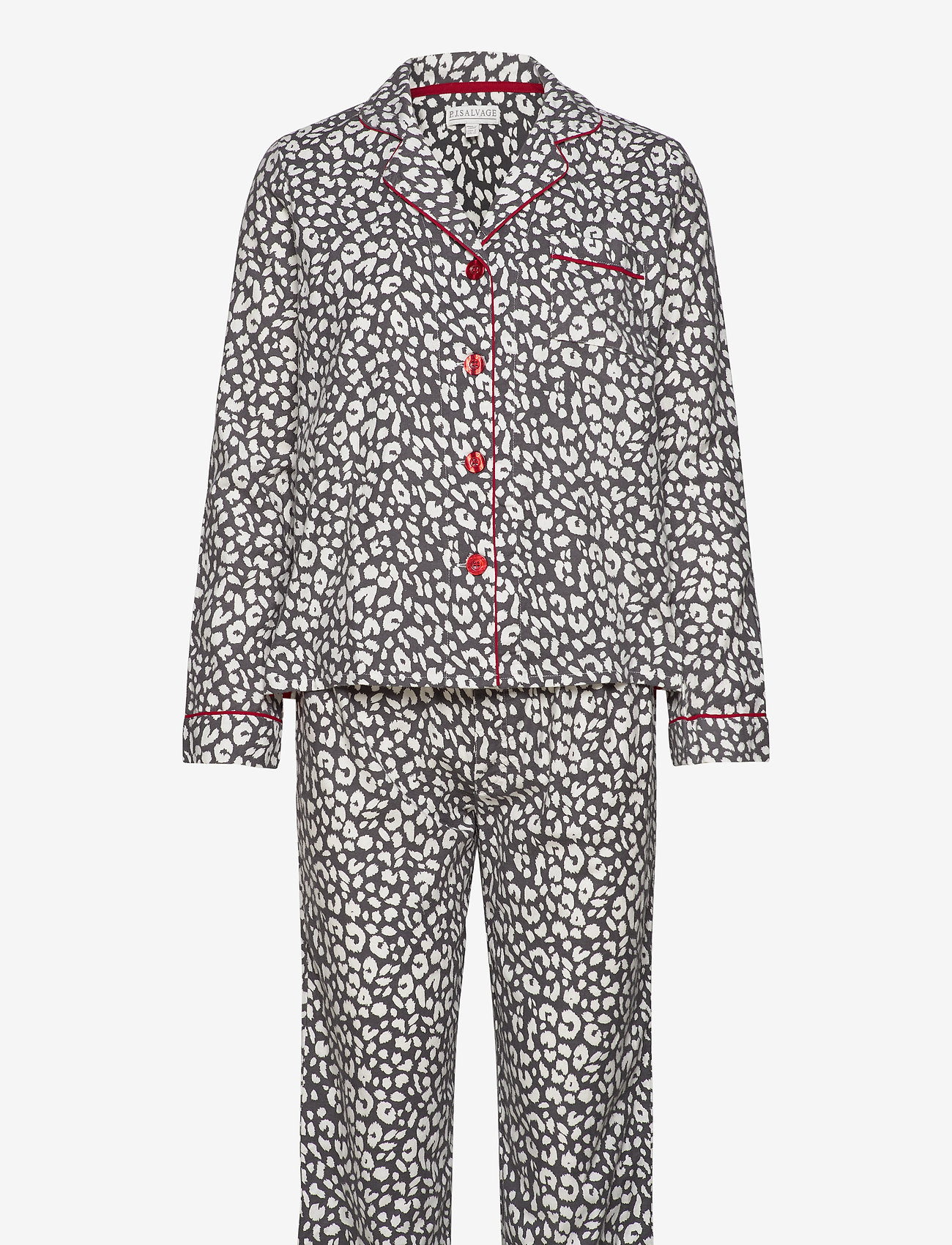 PJ Salvage - Pyjama Long - grey - 0