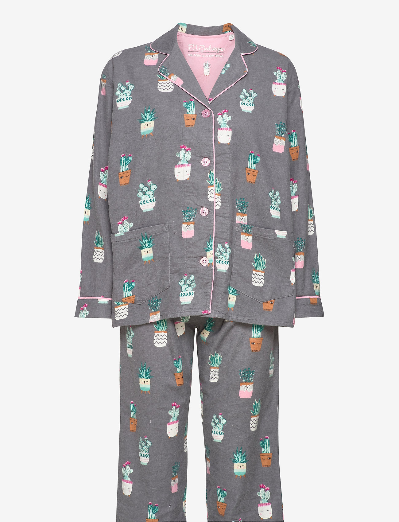 PJ Salvage - Pyjama Long - grey - 0