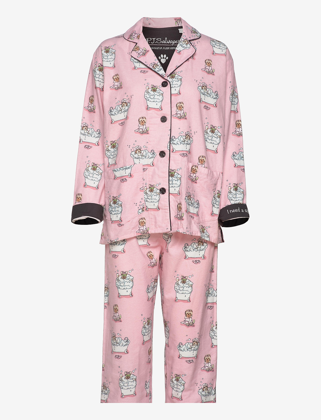 PJ Salvage - Pyjama Long - rose - 2