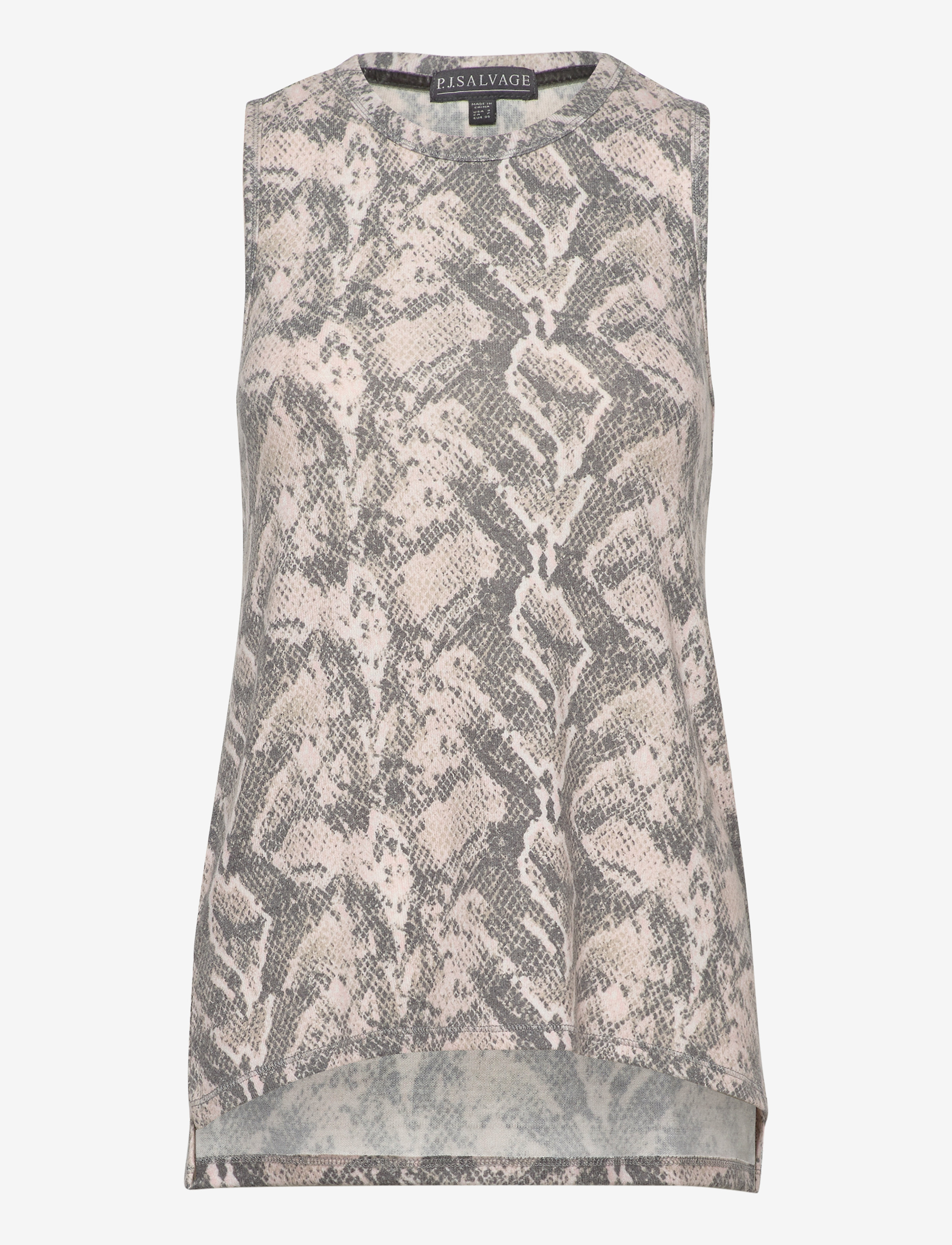 PJ Salvage Tank, Kvinder, Slangeskinds Tanktop, Pink, Str: XS