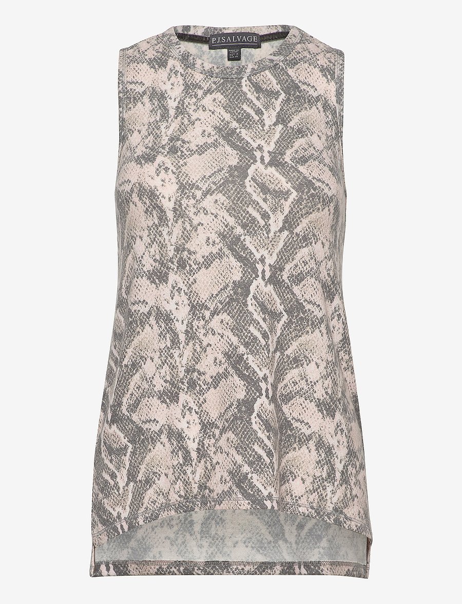 PJ Salvage - tank - oberteile - beige - 0