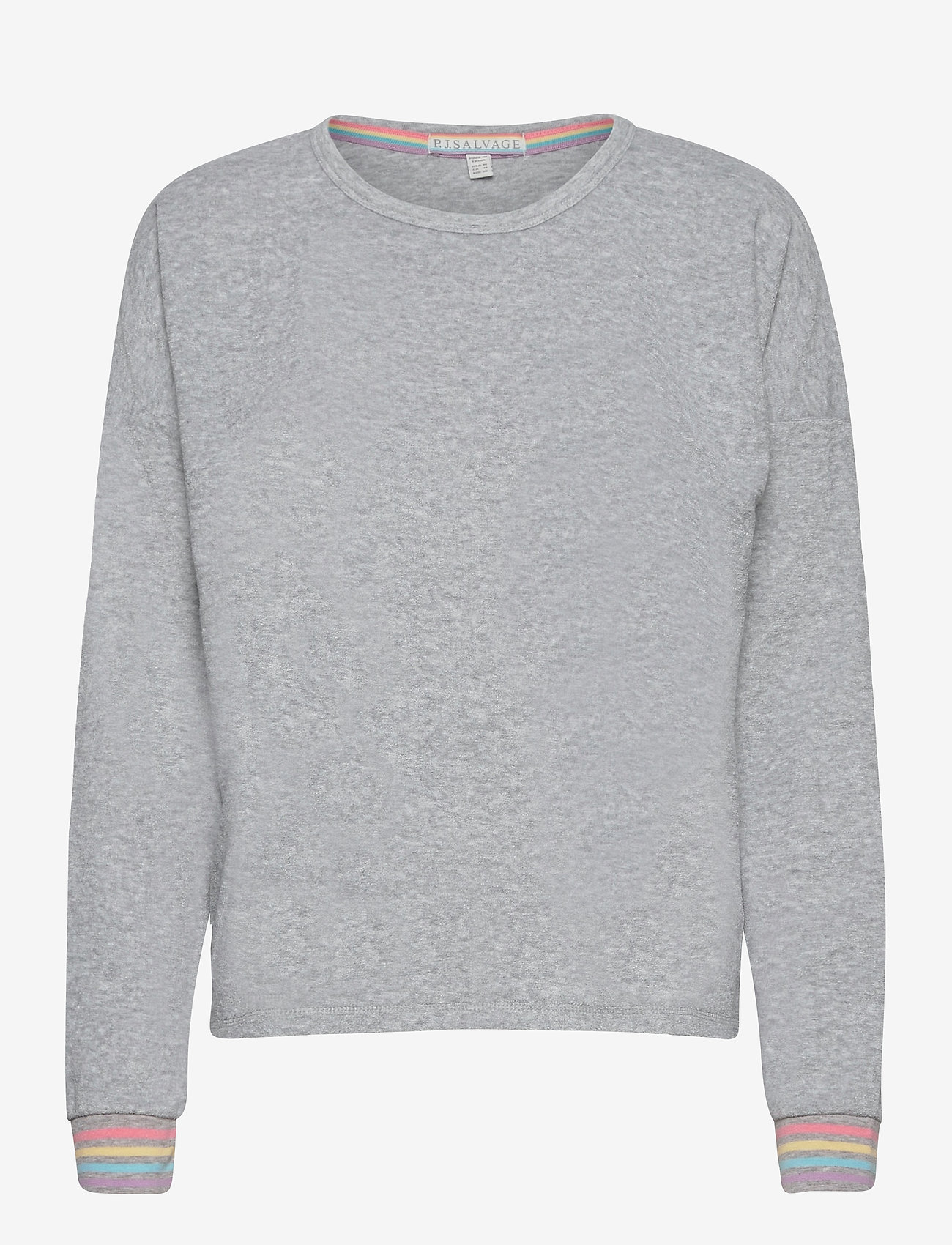 PJ Salvage - l/s shirt - grey melange - 0
