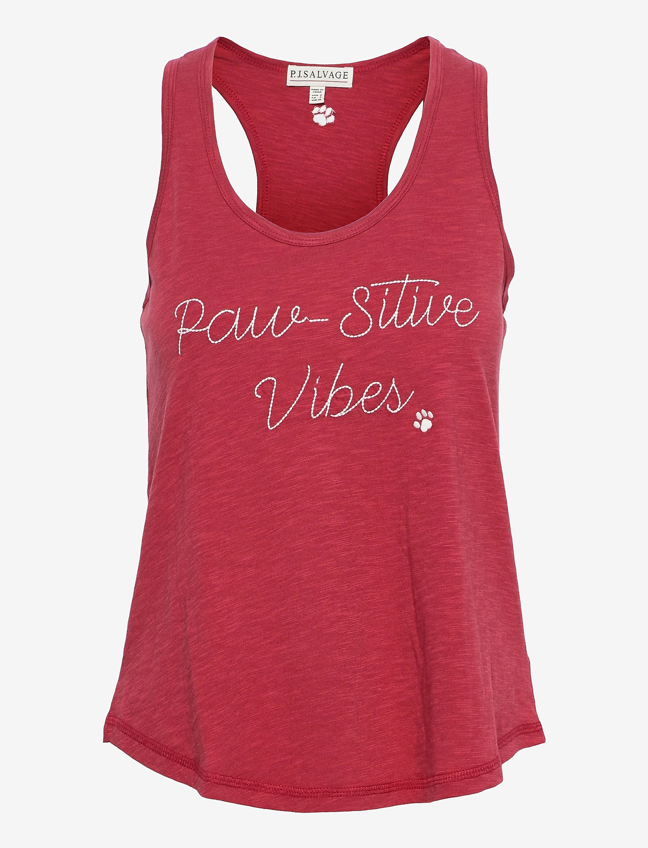 PJ Salvage - tank top - maroon - 0