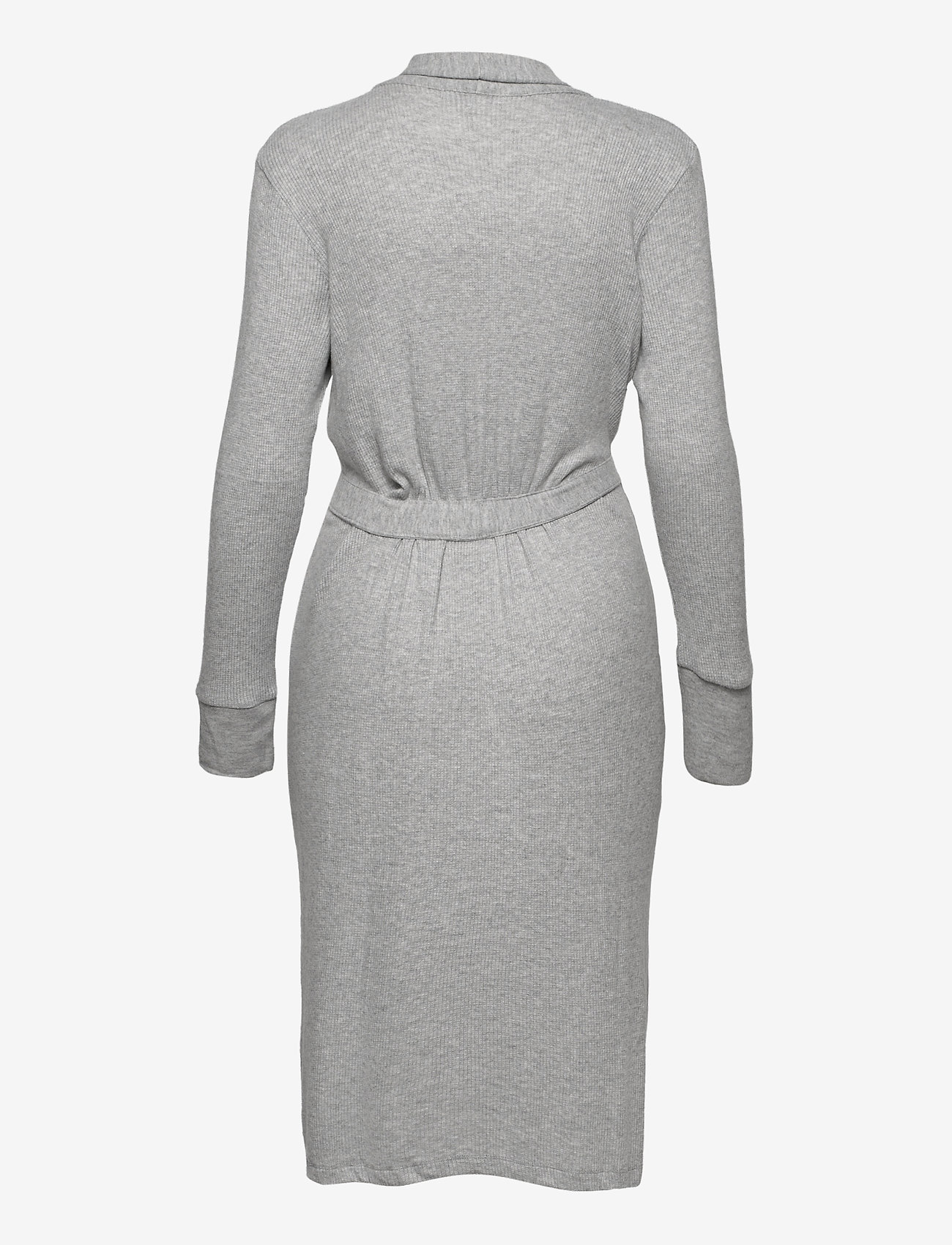 PJ Salvage - Bath Robe - grey melange - 1