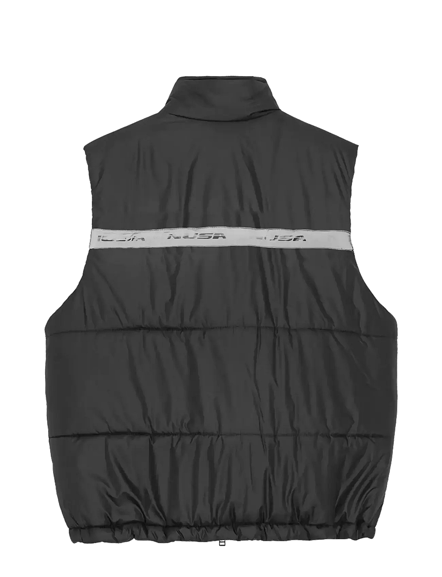 Planet Nusa - Arctic1 Padded Zip Waistcoat - frühlingsjacken - black - 1