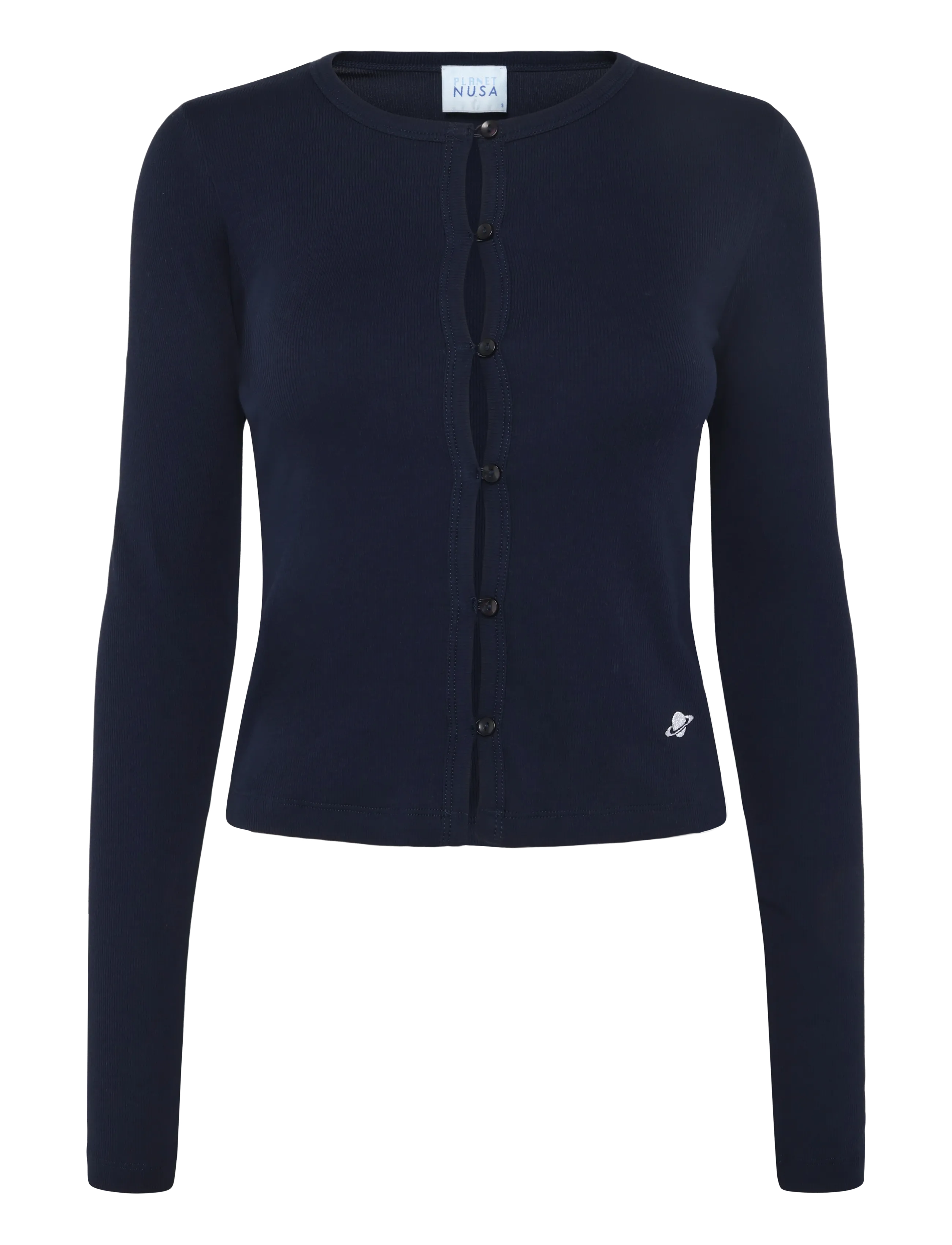 Planet Nusa Baby1 Button Up Long Sleeve - Clothing - NAVY/WHITE / navy