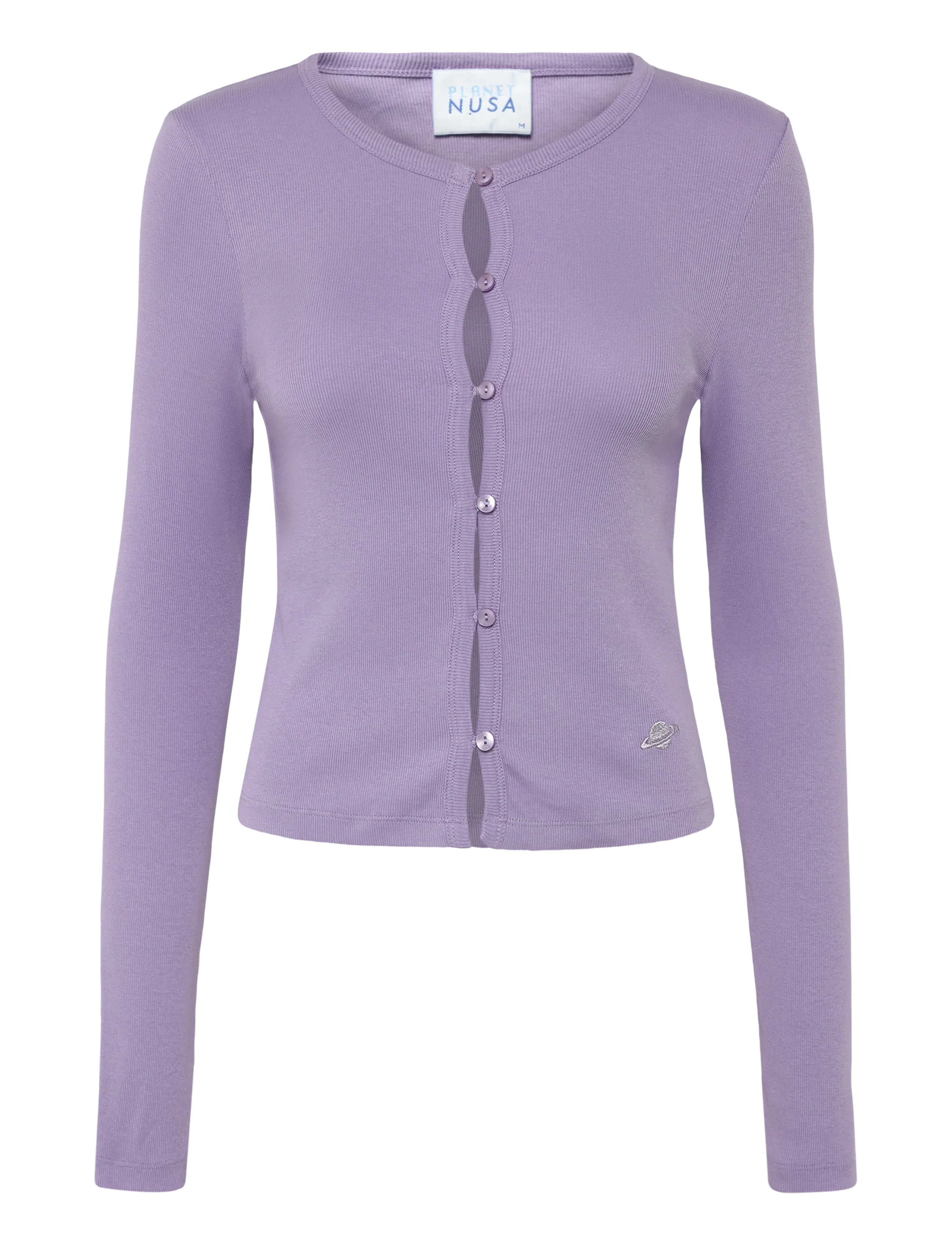 PLANET NUSA Baby1 Button Up Lange Ärmel Lila - XXS - Damen