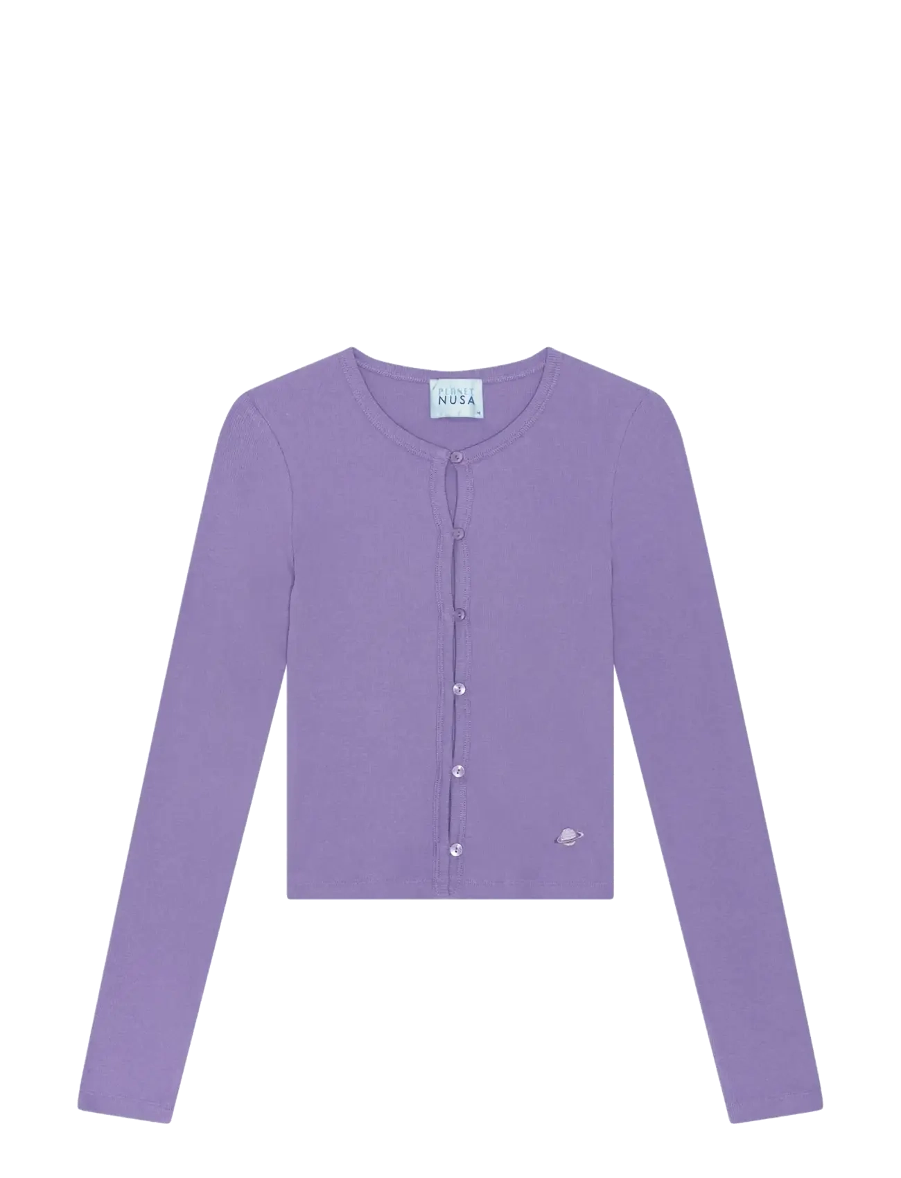 Planet Nusa Baby1 Button Up Long Sleeve - Strikkevarer - PURPLE / purple