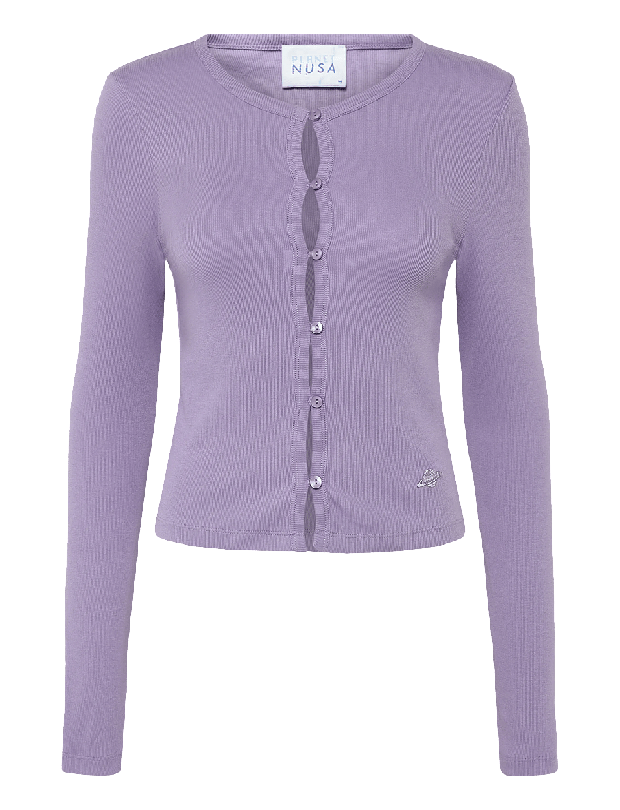 Planet Nusa - Baby1 Button Up Long Sleeve - purple - 1